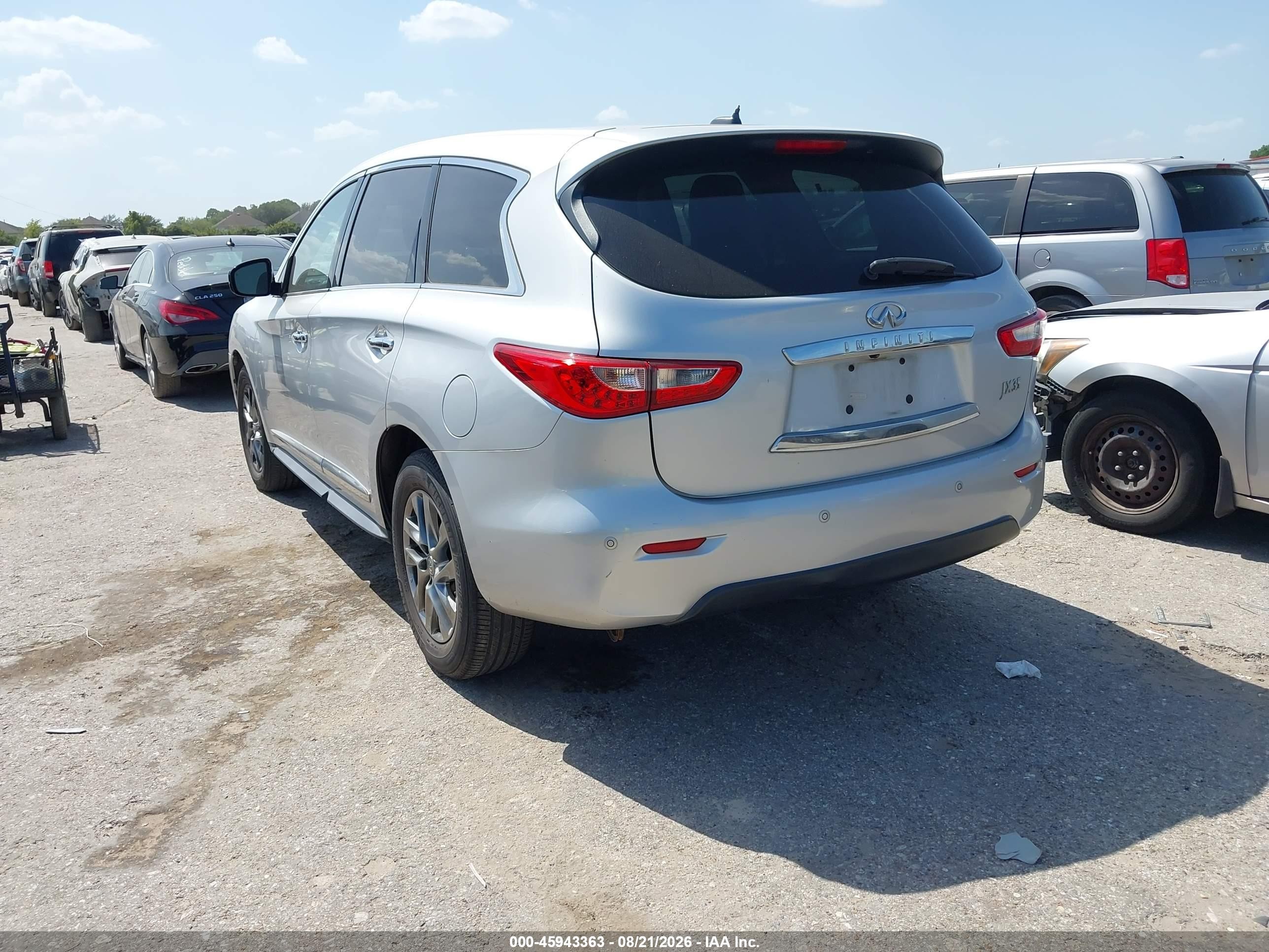 2013 Infiniti Jx35   Серебряный vin: 5N1AL0MM3DC300818