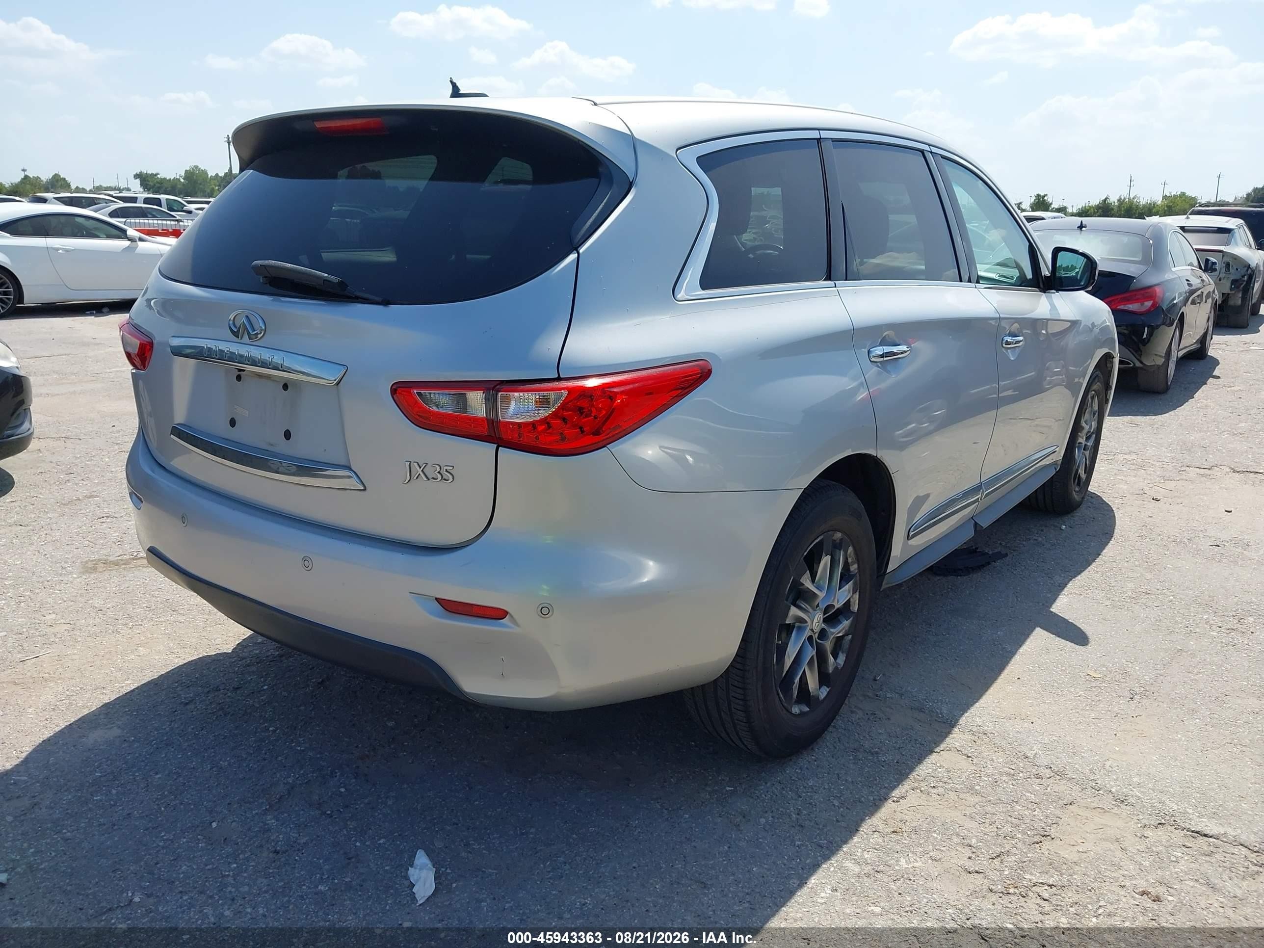 2013 Infiniti Jx35   Серебряный vin: 5N1AL0MM3DC300818