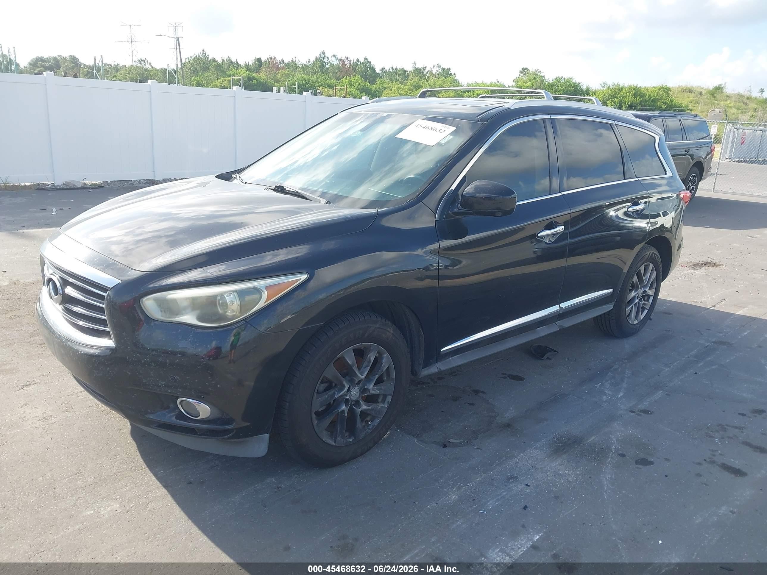 2013 Infiniti Jx35   Black vin: 5N1AL0MM3DC306280