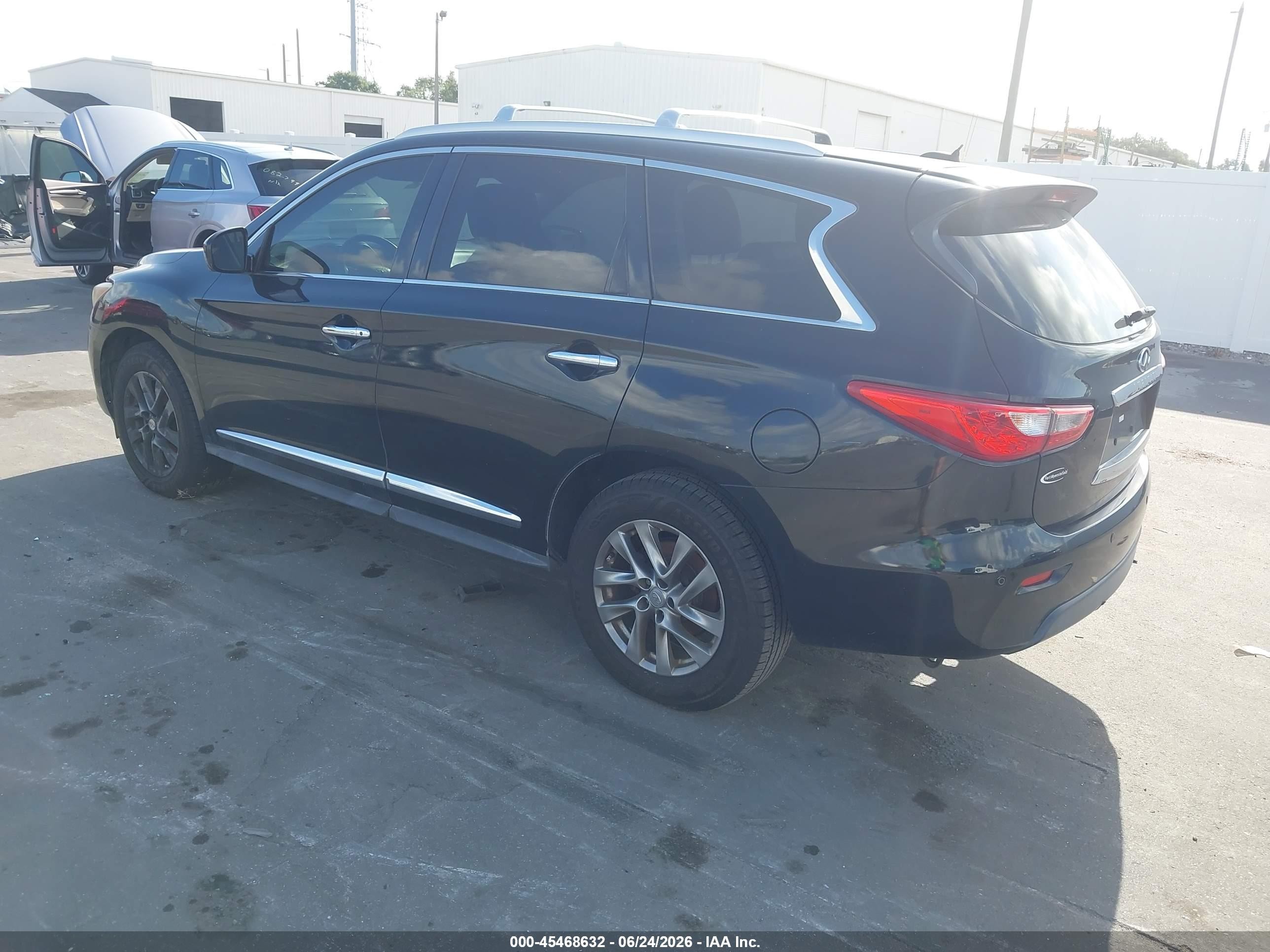 2013 Infiniti Jx35   Black vin: 5N1AL0MM3DC306280