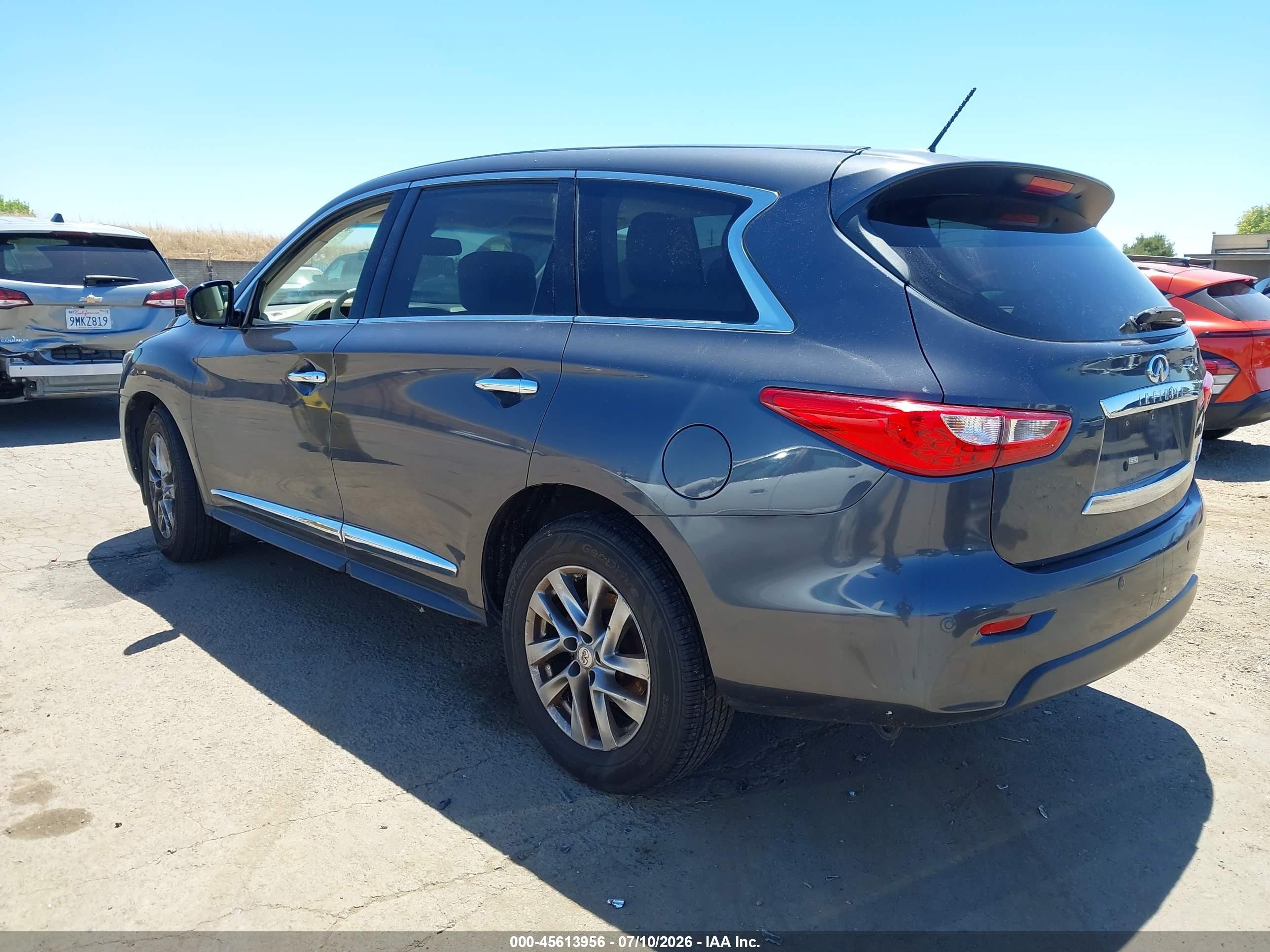 2013 Infiniti Jx35   Gray vin: 5N1AL0MM3DC316100