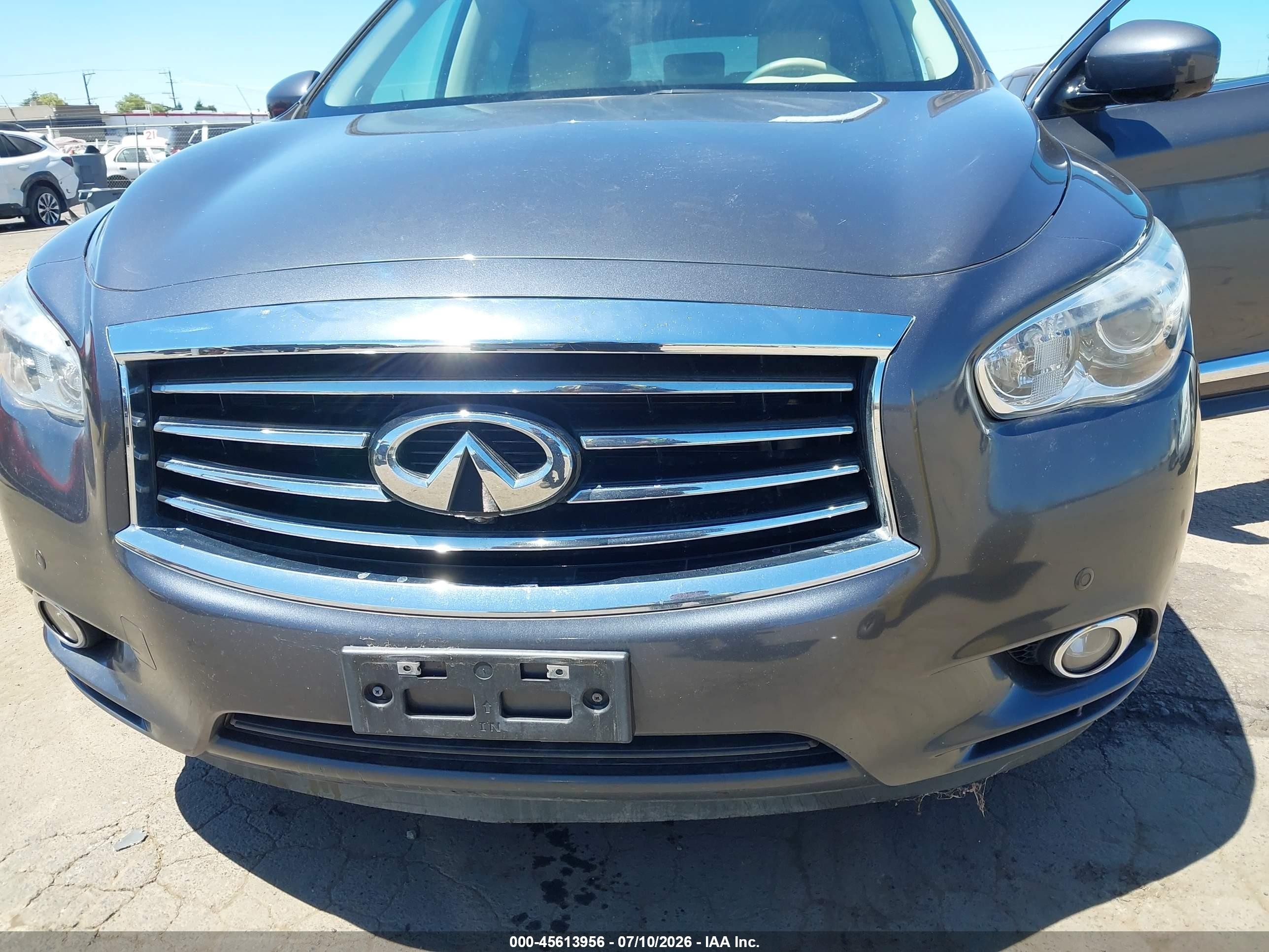 2013 Infiniti Jx35   Gray vin: 5N1AL0MM3DC316100