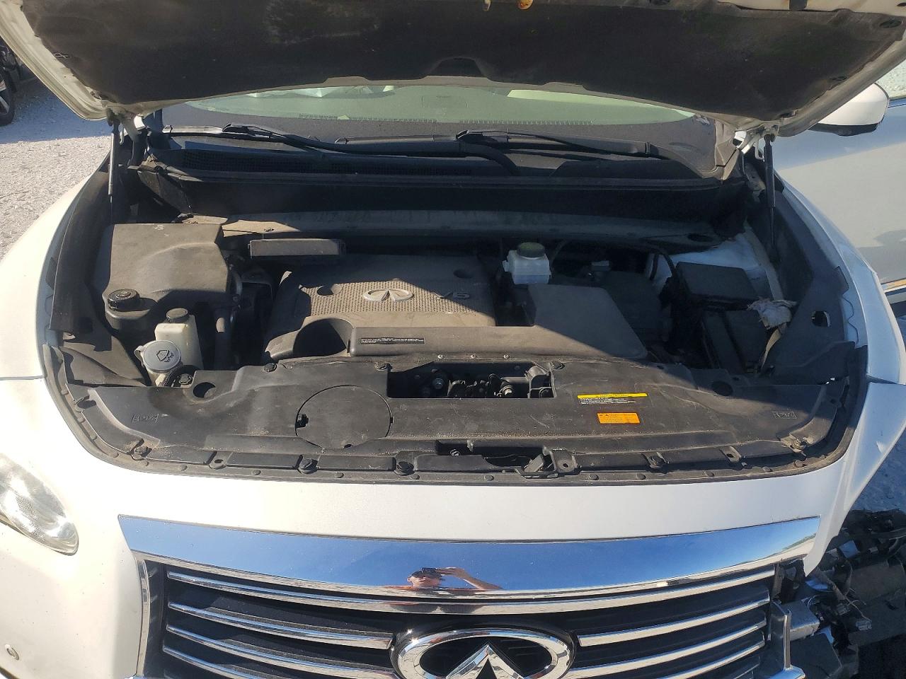 2013 Infiniti Jx35 Base White vin: 5N1AL0MM3DC324021