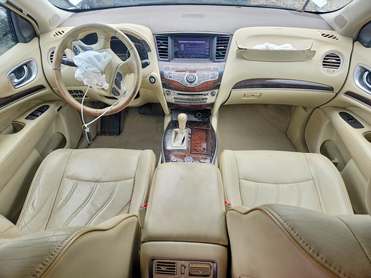 2013 Infiniti Jx35 Base White vin: 5N1AL0MM3DC324021