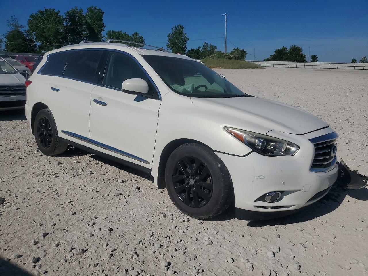 2013 Infiniti Jx35 Base White vin: 5N1AL0MM3DC324021