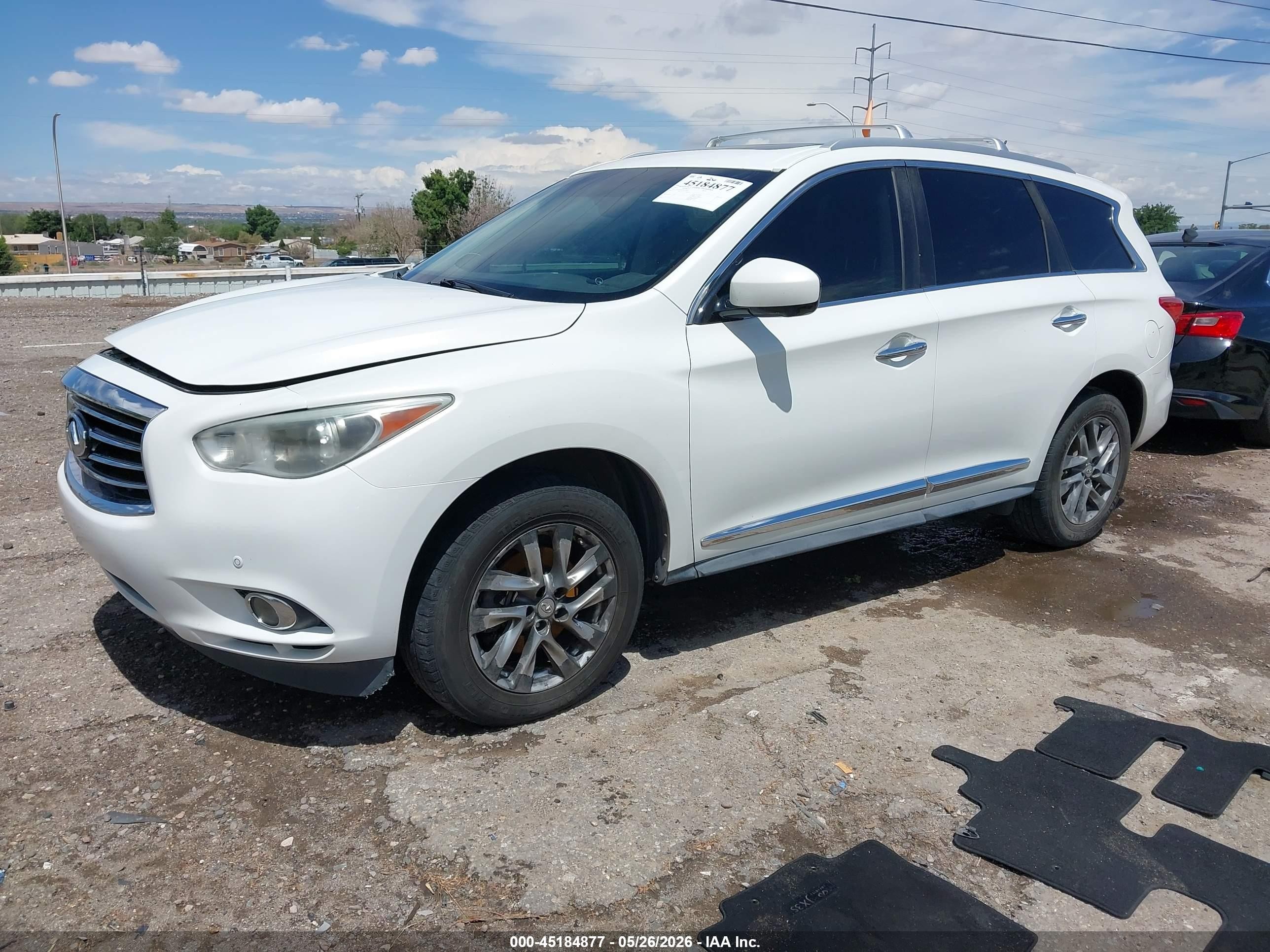 2013 Infiniti Jx35   Белый vin: 5N1AL0MM3DC328814