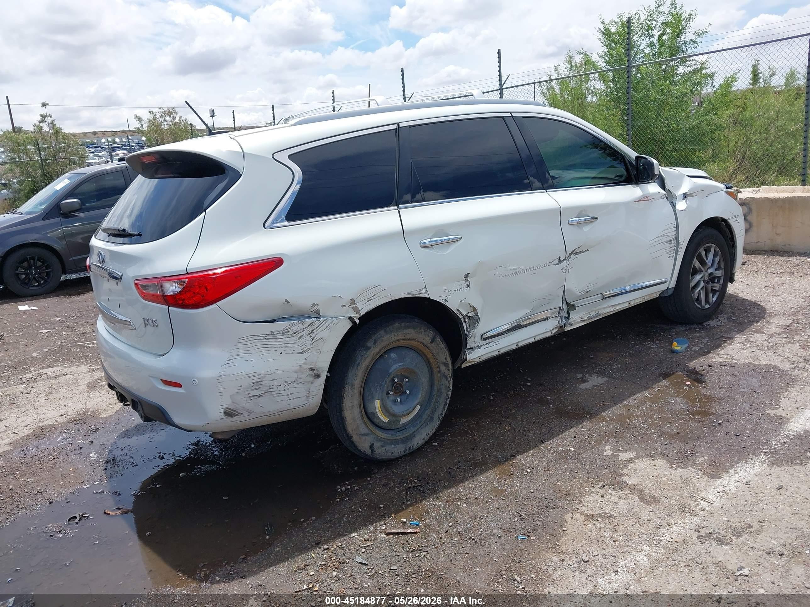 2013 Infiniti Jx35   Белый vin: 5N1AL0MM3DC328814