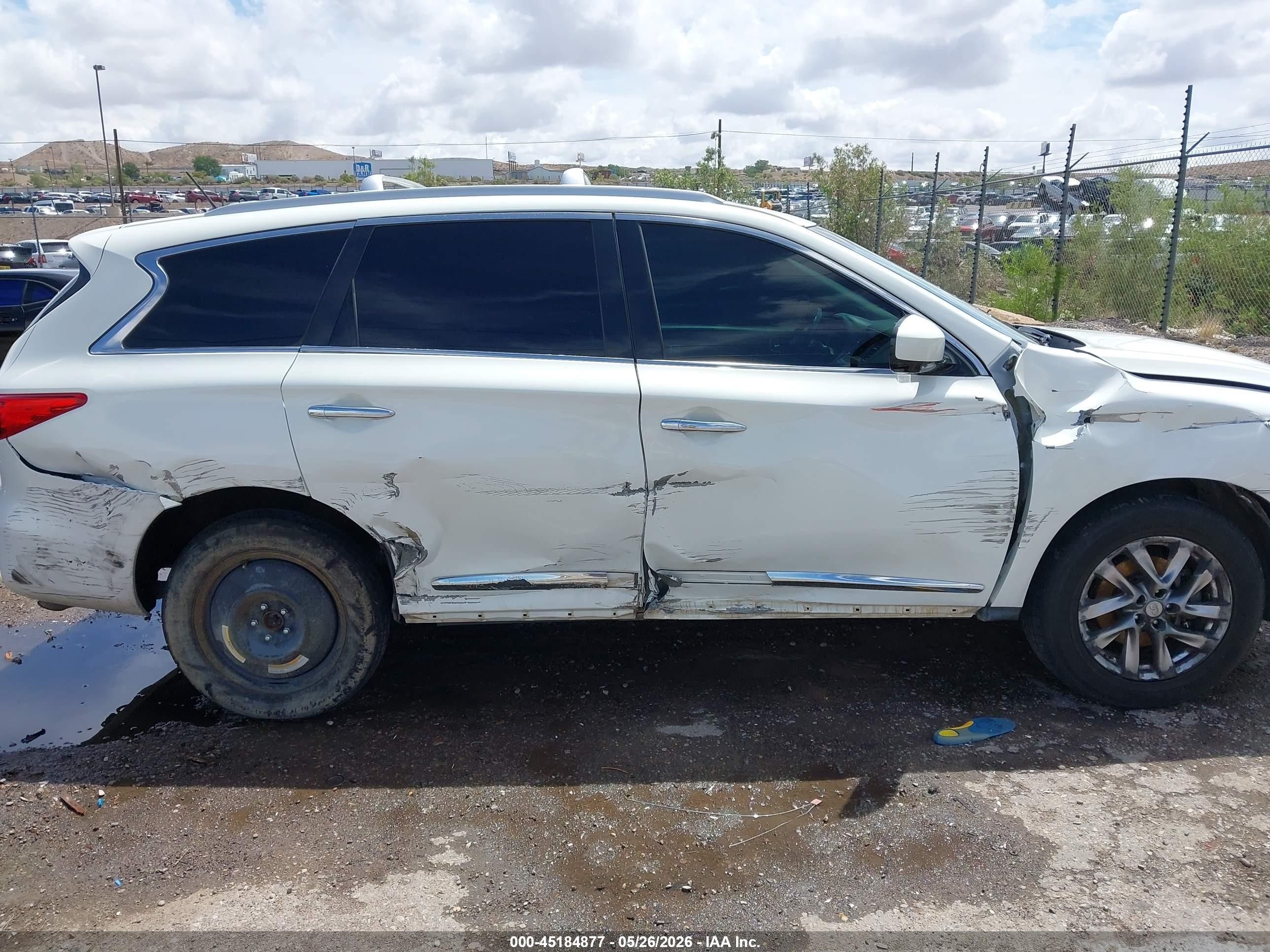 2013 Infiniti Jx35   Белый vin: 5N1AL0MM3DC328814