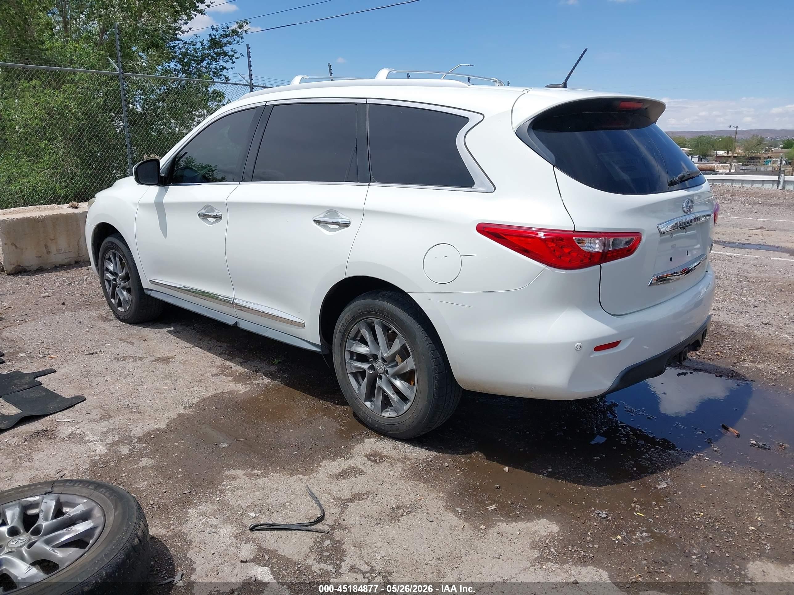 2013 Infiniti Jx35   Белый vin: 5N1AL0MM3DC328814