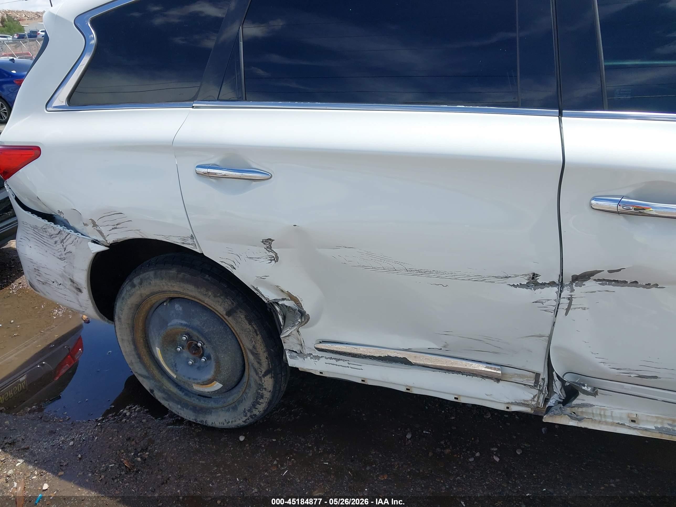 2013 Infiniti Jx35   Белый vin: 5N1AL0MM3DC328814