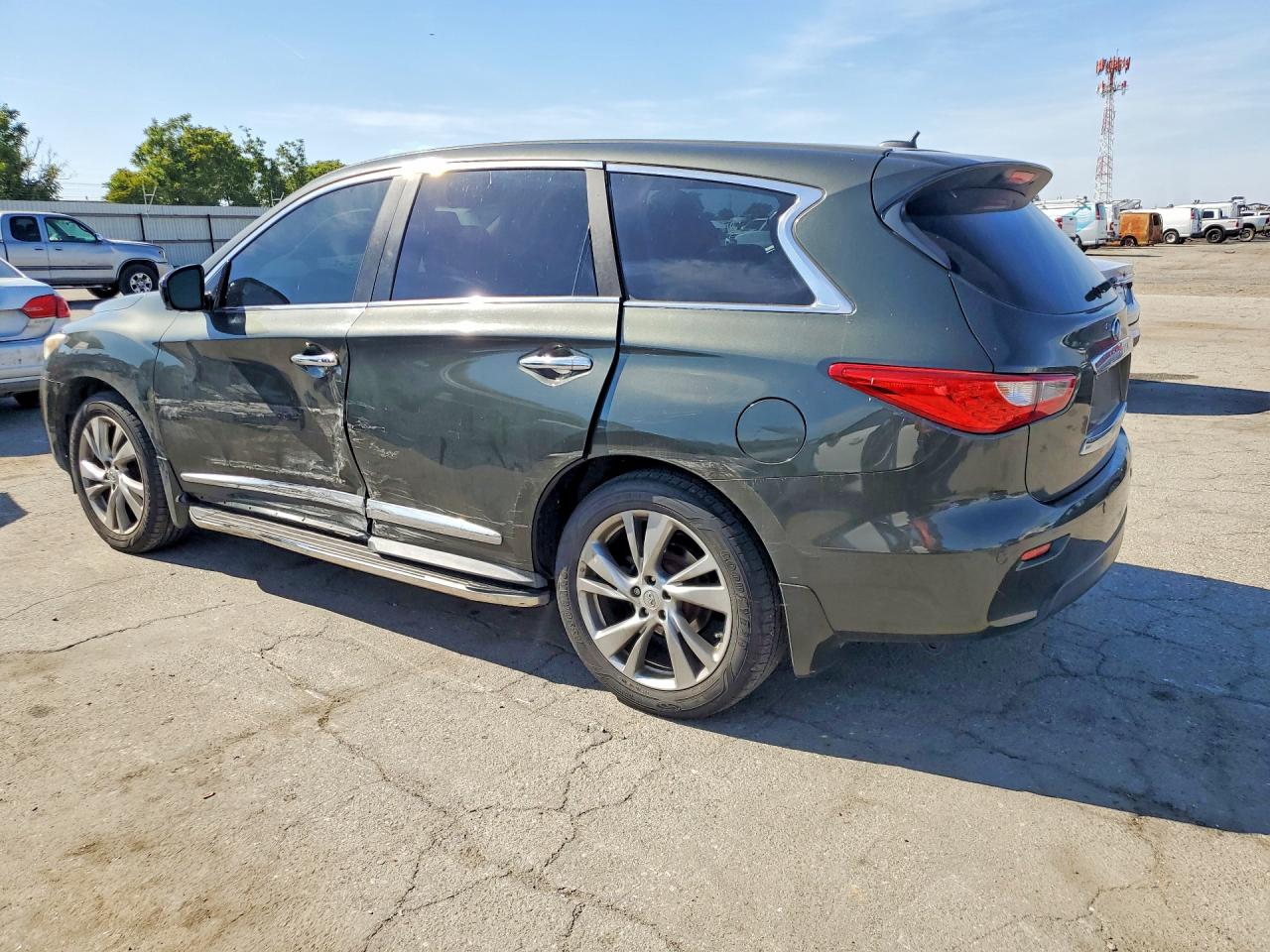 2013 Infiniti Jx35 Base Green vin: 5N1AL0MM3DC328991
