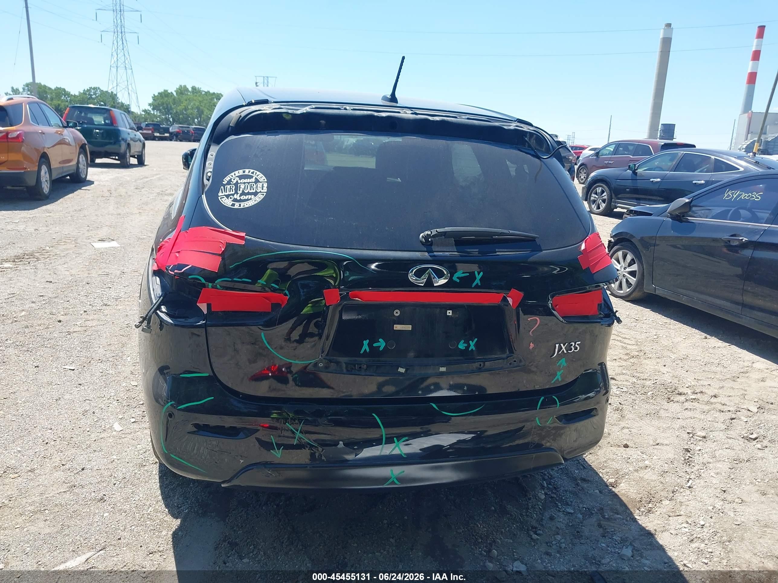 2013 Infiniti Jx35 Black vin: 5N1AL0MM3DC332717