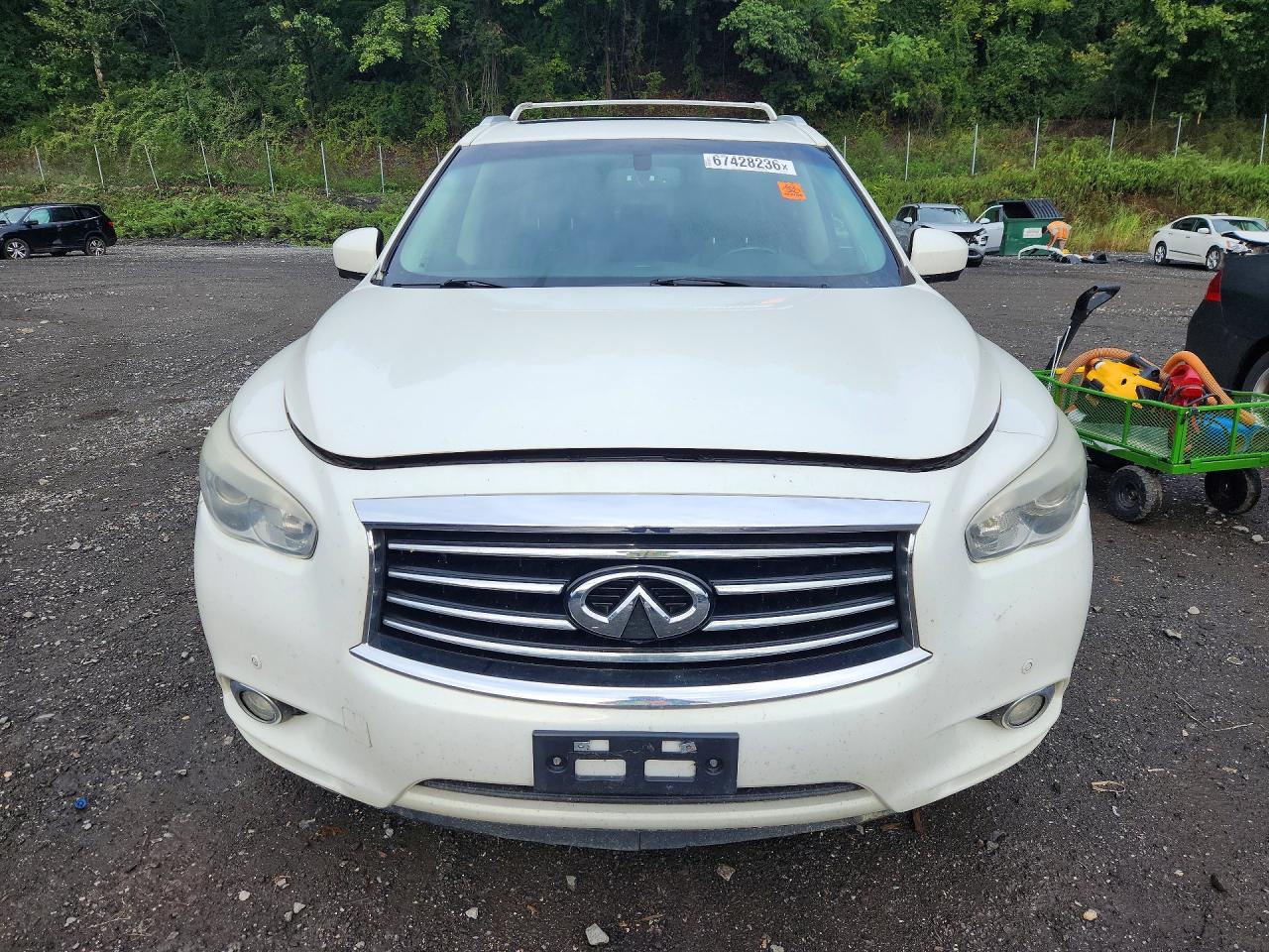 2013 Infiniti Jx35 Base White vin: 5N1AL0MM3DC335732