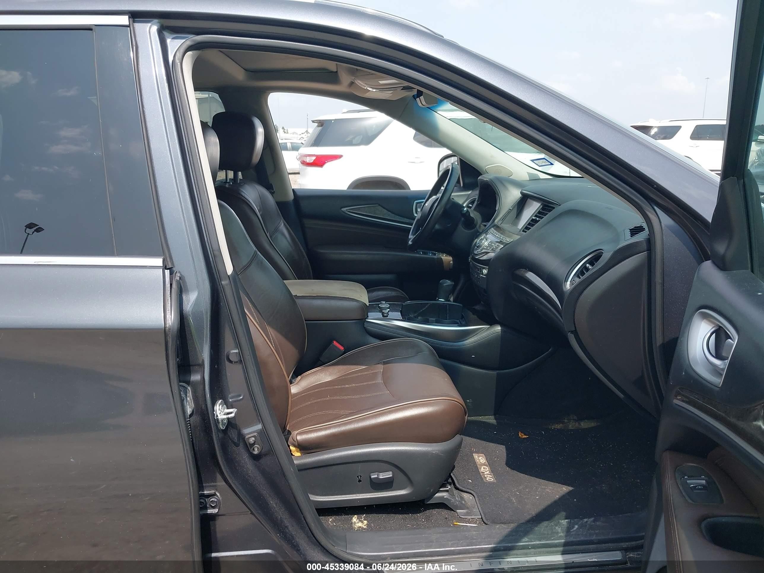 2014 Infiniti Qx60   Gray vin: 5N1AL0MM3EC503757