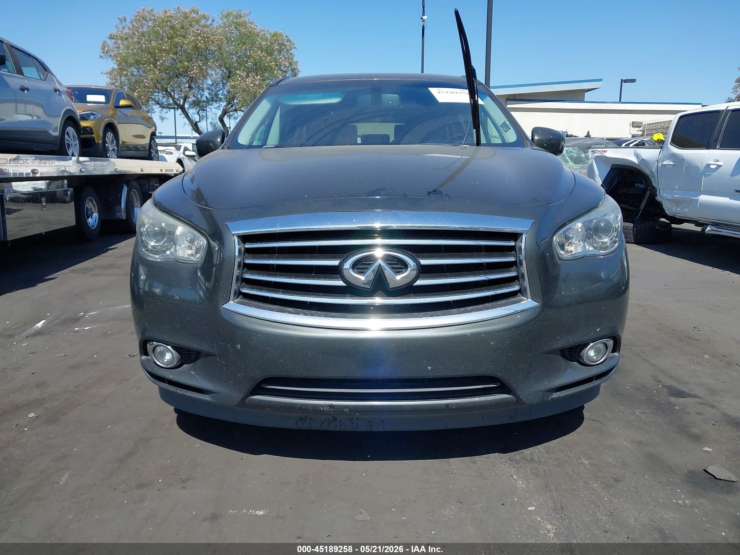 2014 Infiniti Qx60   Gray vin: 5N1AL0MM3EC508358