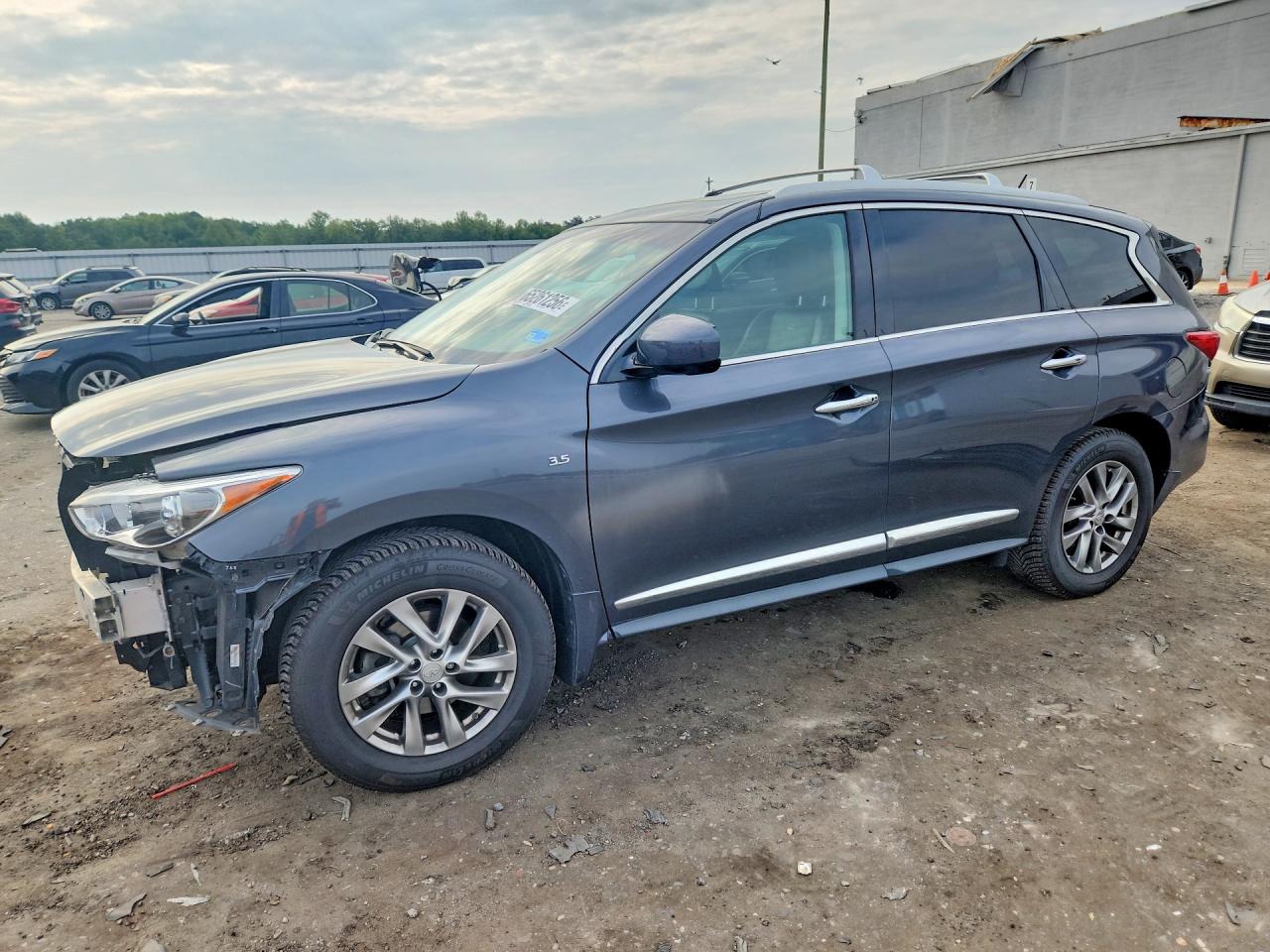 2014 Infiniti Qx60 Base Серый vin: 5N1AL0MM3EC514743
