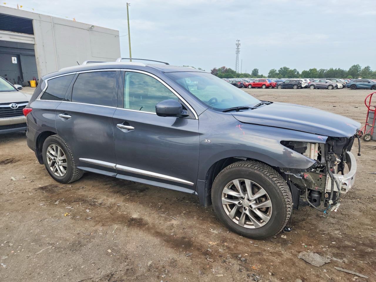 2014 Infiniti Qx60 Base Серый vin: 5N1AL0MM3EC514743
