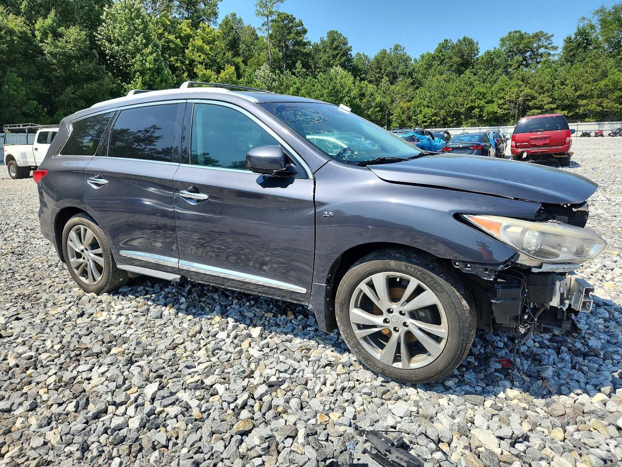 2014 Infiniti Qx60 Base Серый vin: 5N1AL0MM3EC515584