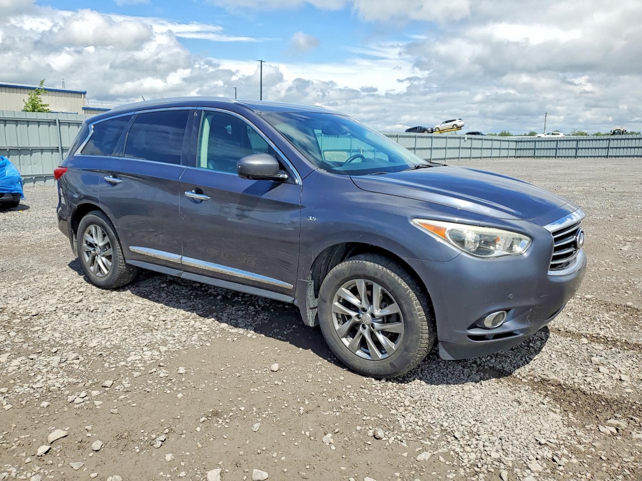 2014 Infiniti Qx60 Base Gray vin: 5N1AL0MM3EC527959