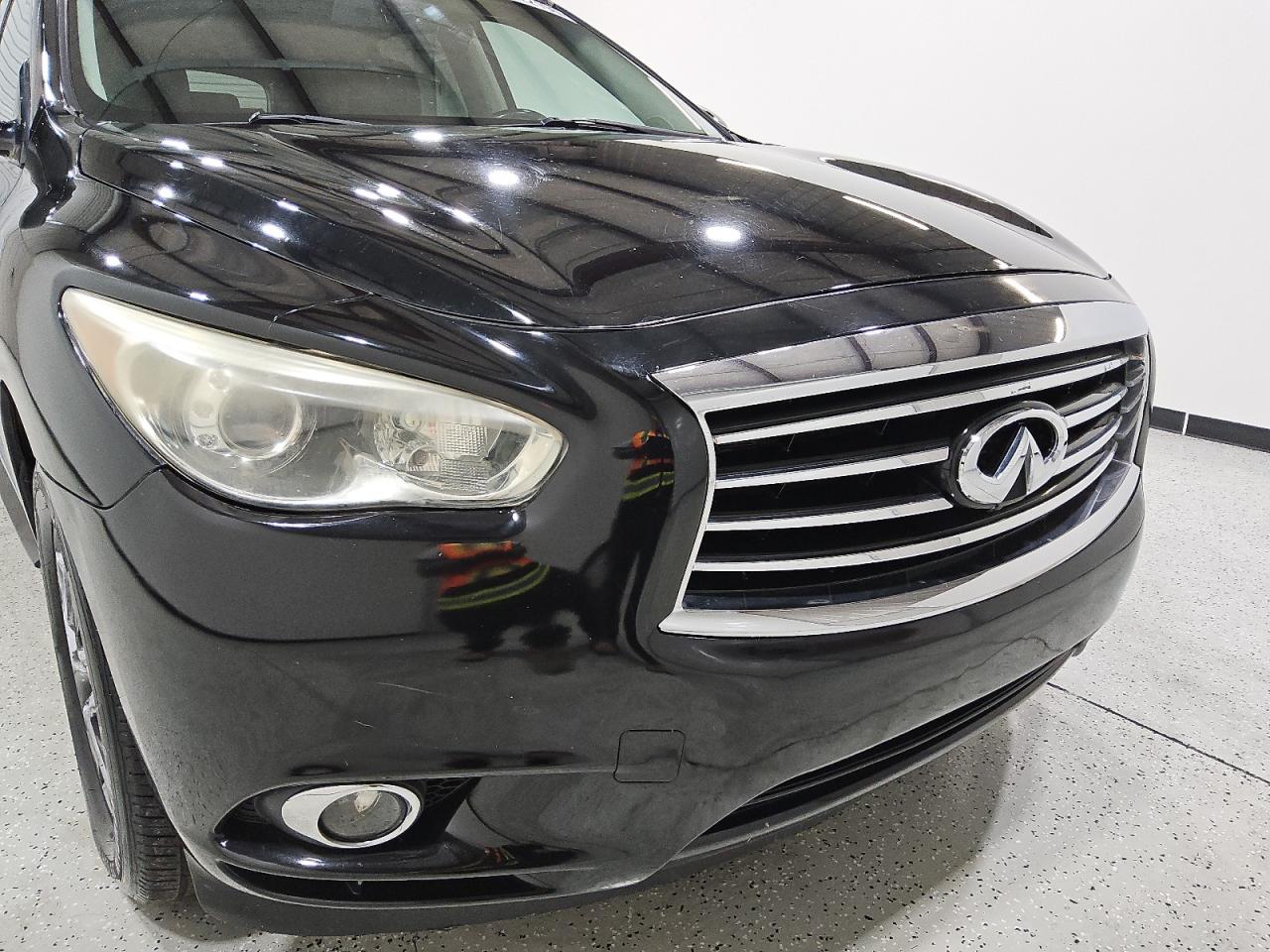 2014 Infiniti Qx60 Base Black vin: 5N1AL0MM3EC528027 Damage: Front Bumper/Cover, Previous Repair, Substandard Repair