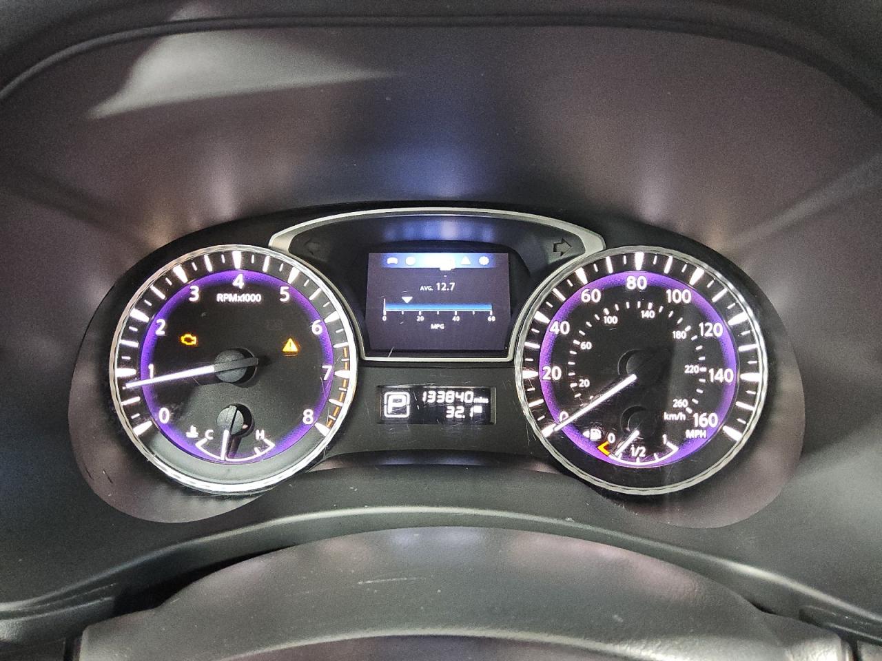 2014 Infiniti Qx60 Base Black vin: 5N1AL0MM3EC528027 Damage: Warning Light - Engine, On, Unacceptable