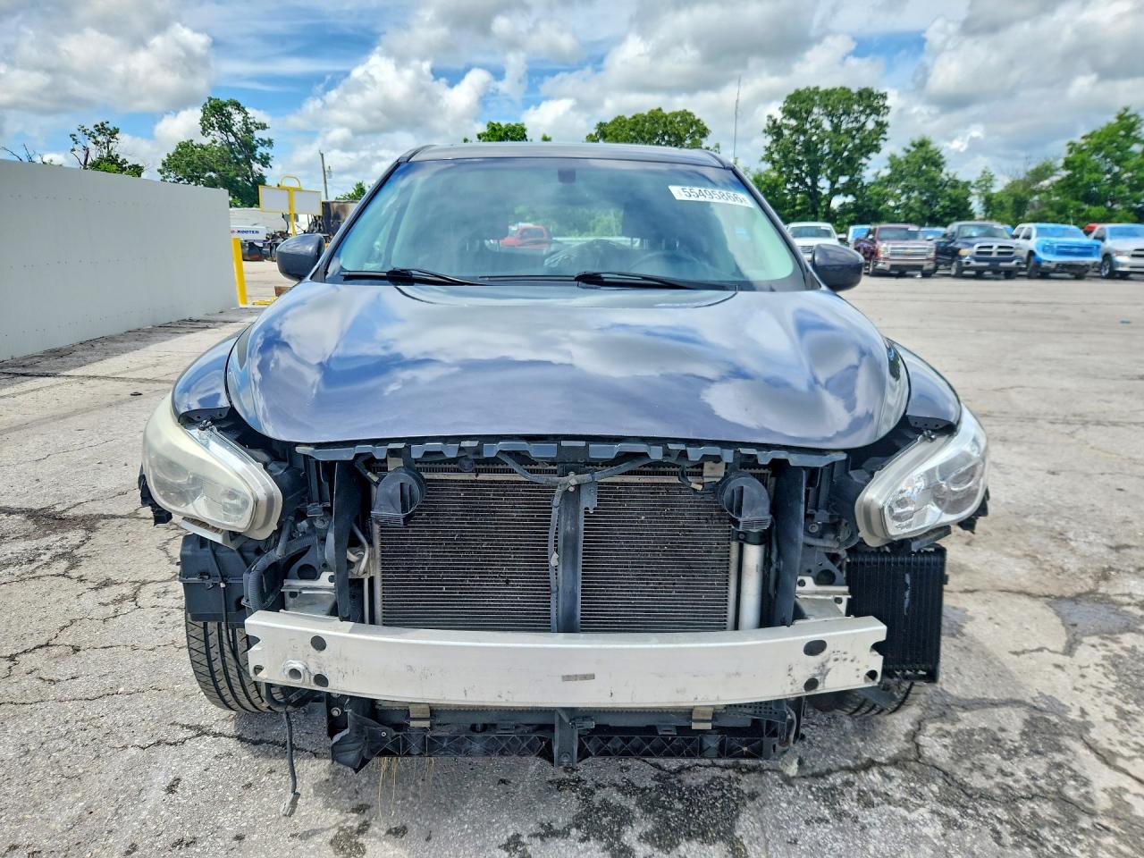 2014 Infiniti Qx60 Base Blue vin: 5N1AL0MM3EC529002