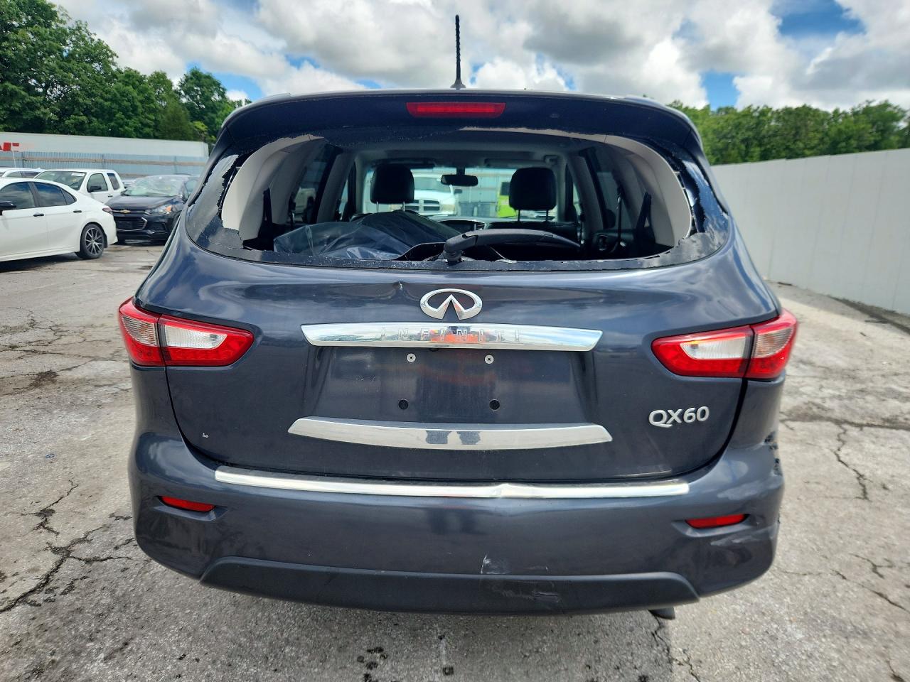 2014 Infiniti Qx60 Base Blue vin: 5N1AL0MM3EC529002