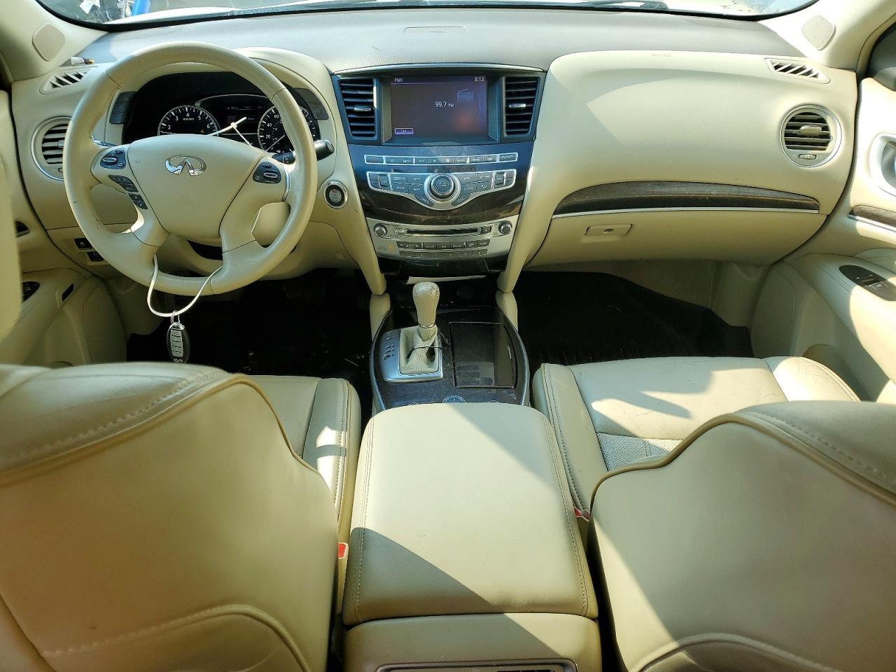 2014 Infiniti Qx60 Base White vin: 5N1AL0MM3EC533258