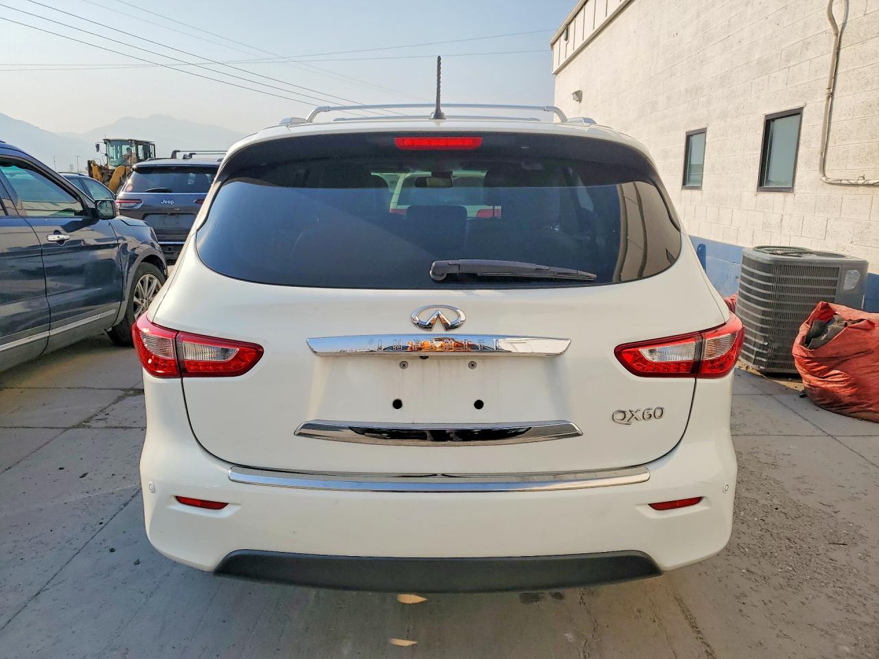 2014 Infiniti Qx60 Base White vin: 5N1AL0MM3EC533258