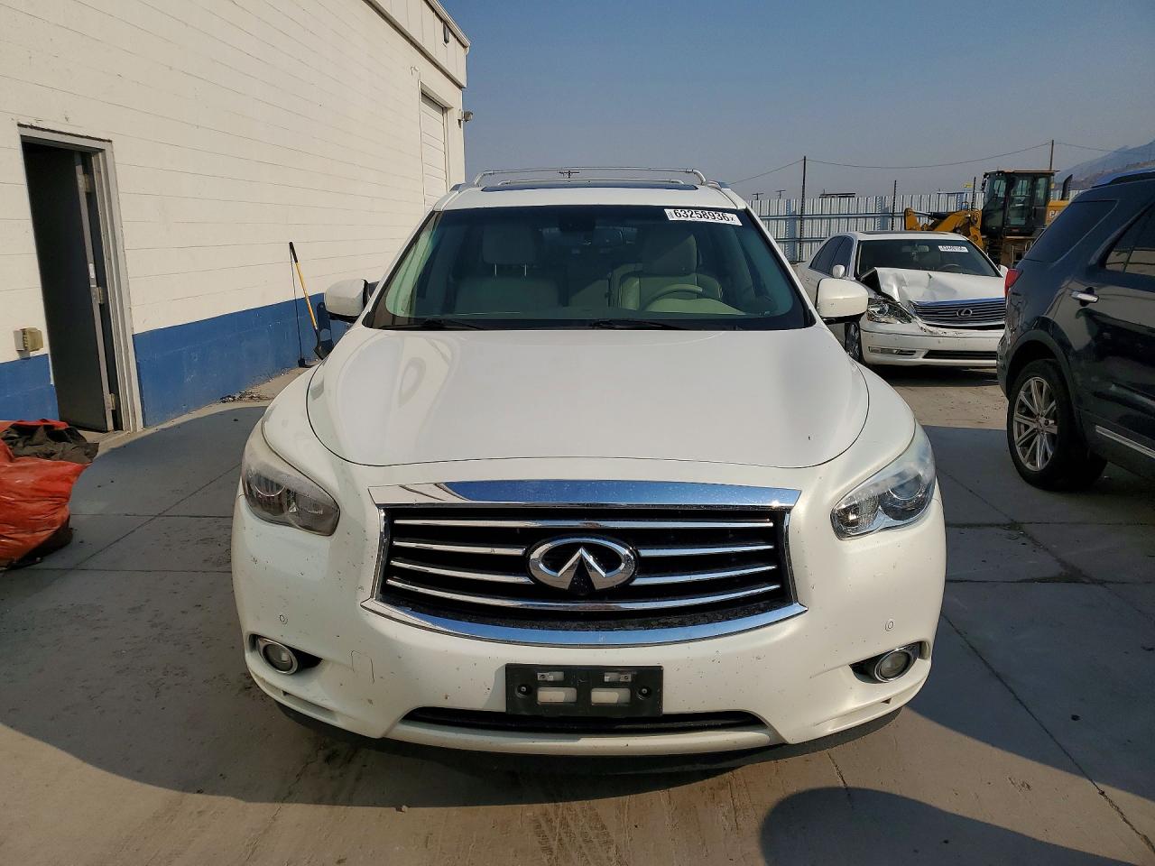 2014 Infiniti Qx60 Base White vin: 5N1AL0MM3EC533258