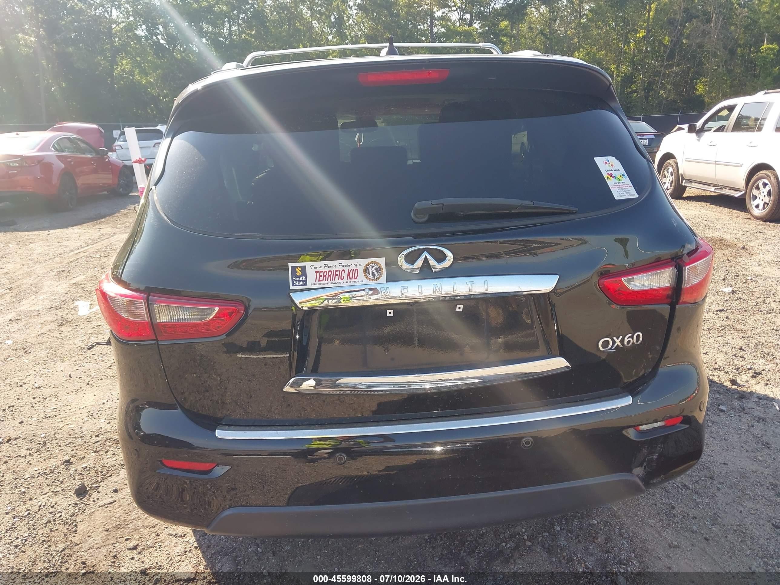 2014 Infiniti Qx60   Black vin: 5N1AL0MM3EC534006