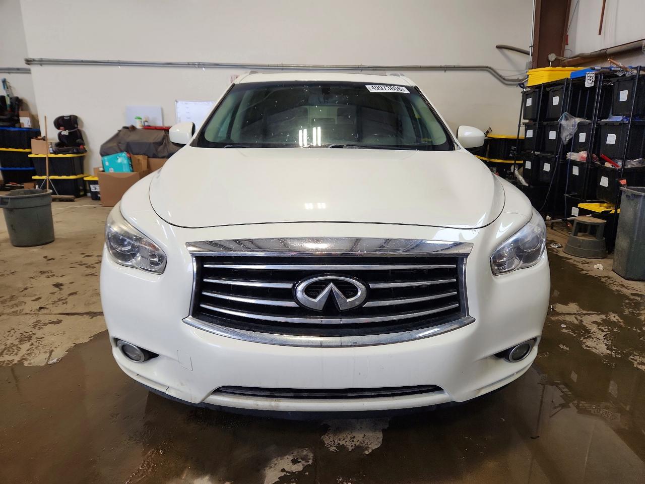 2014 Infiniti Qx60 Base White vin: 5N1AL0MM3EC539691