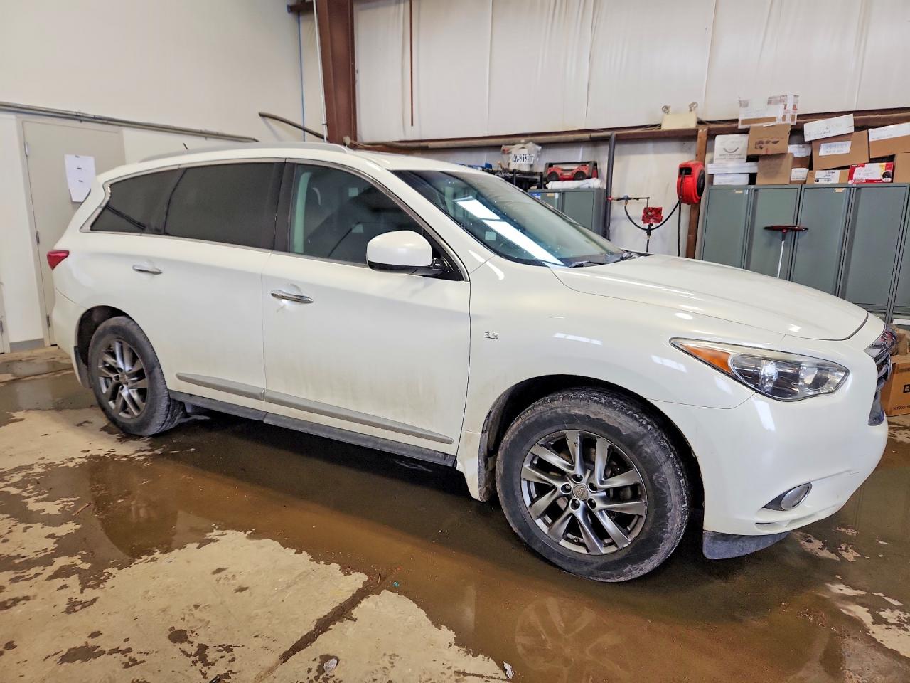 2014 Infiniti Qx60 Base White vin: 5N1AL0MM3EC539691