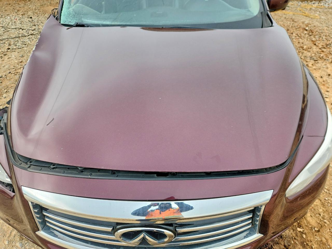 2014 Infiniti Qx60 Base Burgundy vin: 5N1AL0MM3EC540940