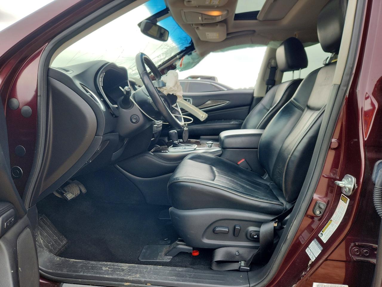 2014 Infiniti Qx60 Base Burgundy vin: 5N1AL0MM3EC540940