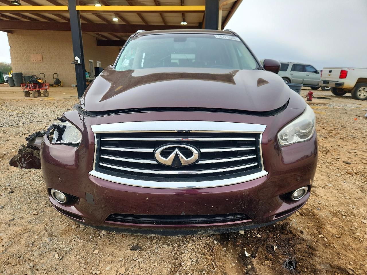 2014 Infiniti Qx60 Base Burgundy vin: 5N1AL0MM3EC540940