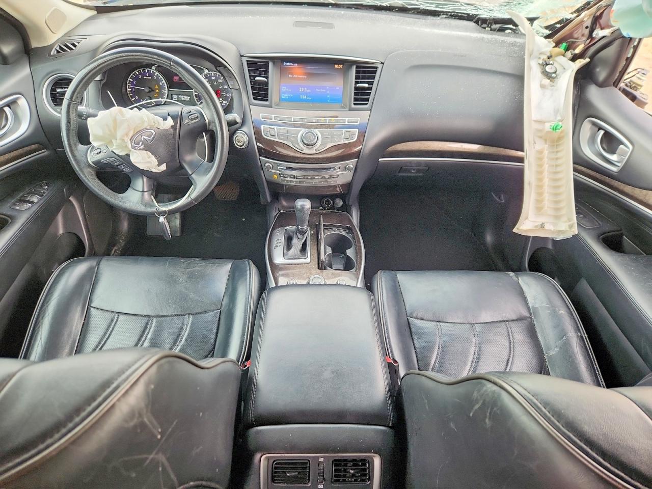 2014 Infiniti Qx60 Base Burgundy vin: 5N1AL0MM3EC540940