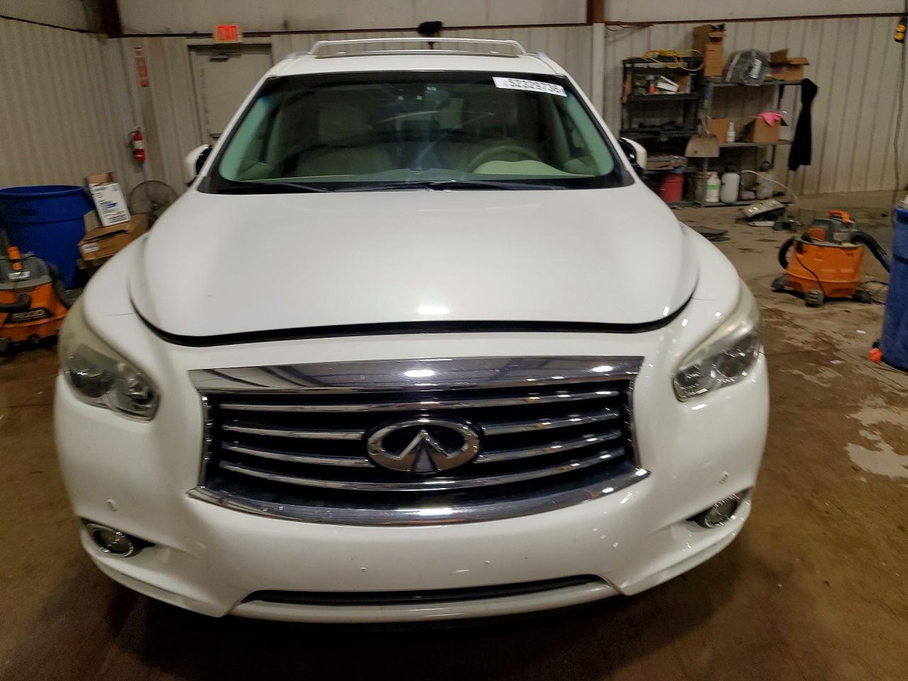 2014 Infiniti Qx60 Base White vin: 5N1AL0MM3EC543112