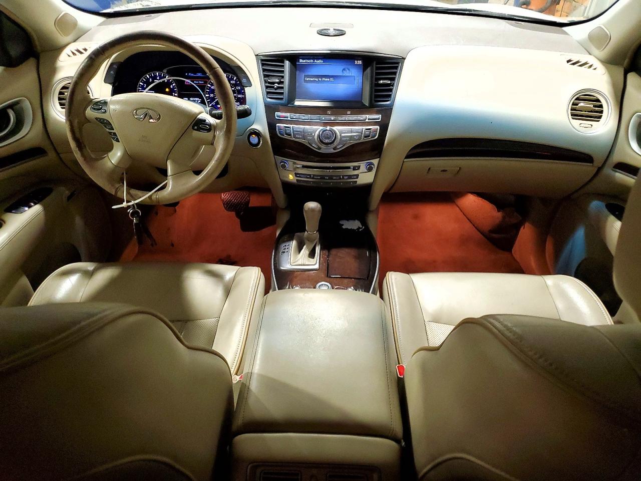2014 Infiniti Qx60 Base White vin: 5N1AL0MM3EC543112
