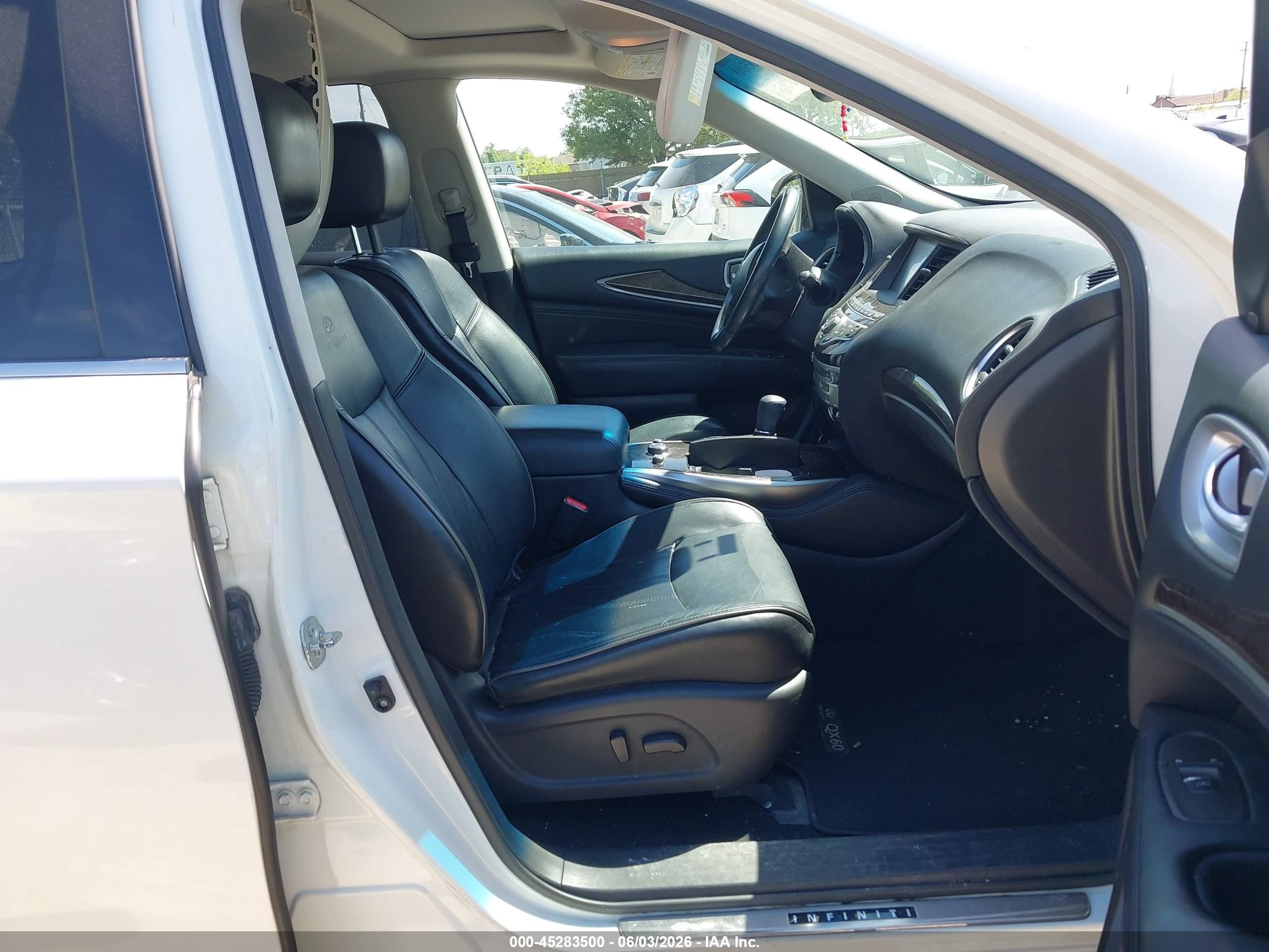 2014 Infiniti Qx60   White vin: 5N1AL0MM3EC547578