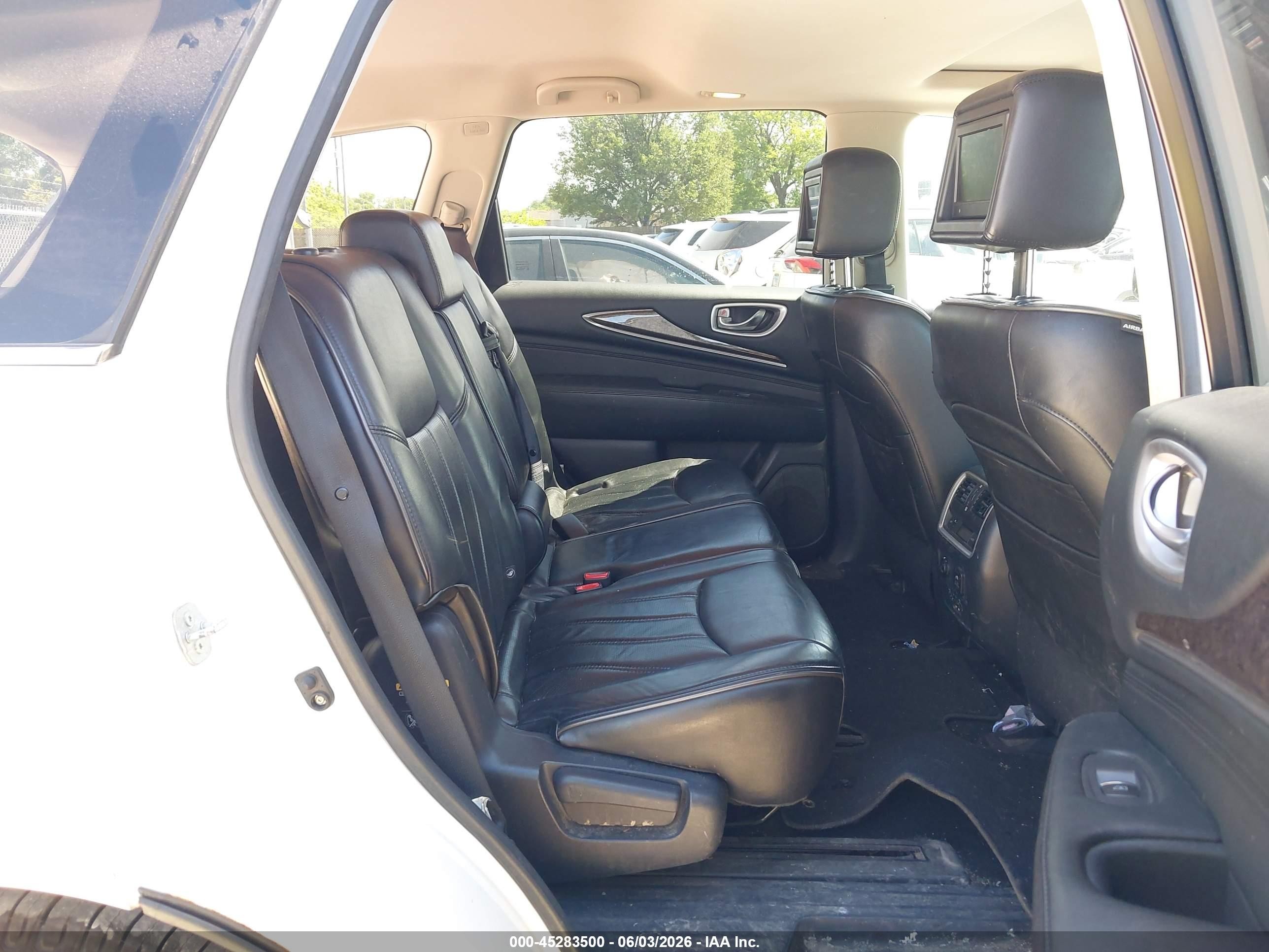 2014 Infiniti Qx60   White vin: 5N1AL0MM3EC547578