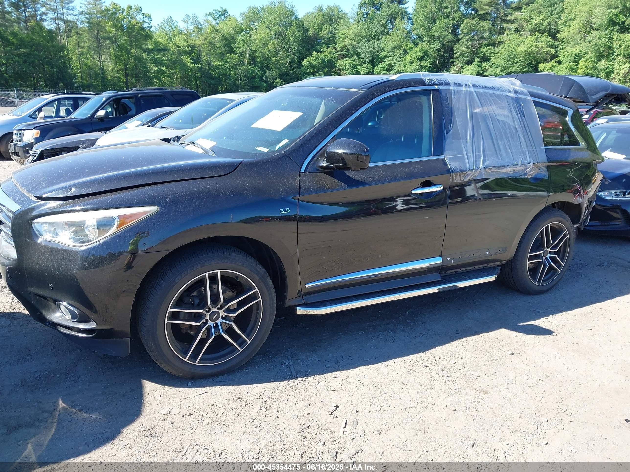 2014 Infiniti Qx60   Black vin: 5N1AL0MM3EC549959