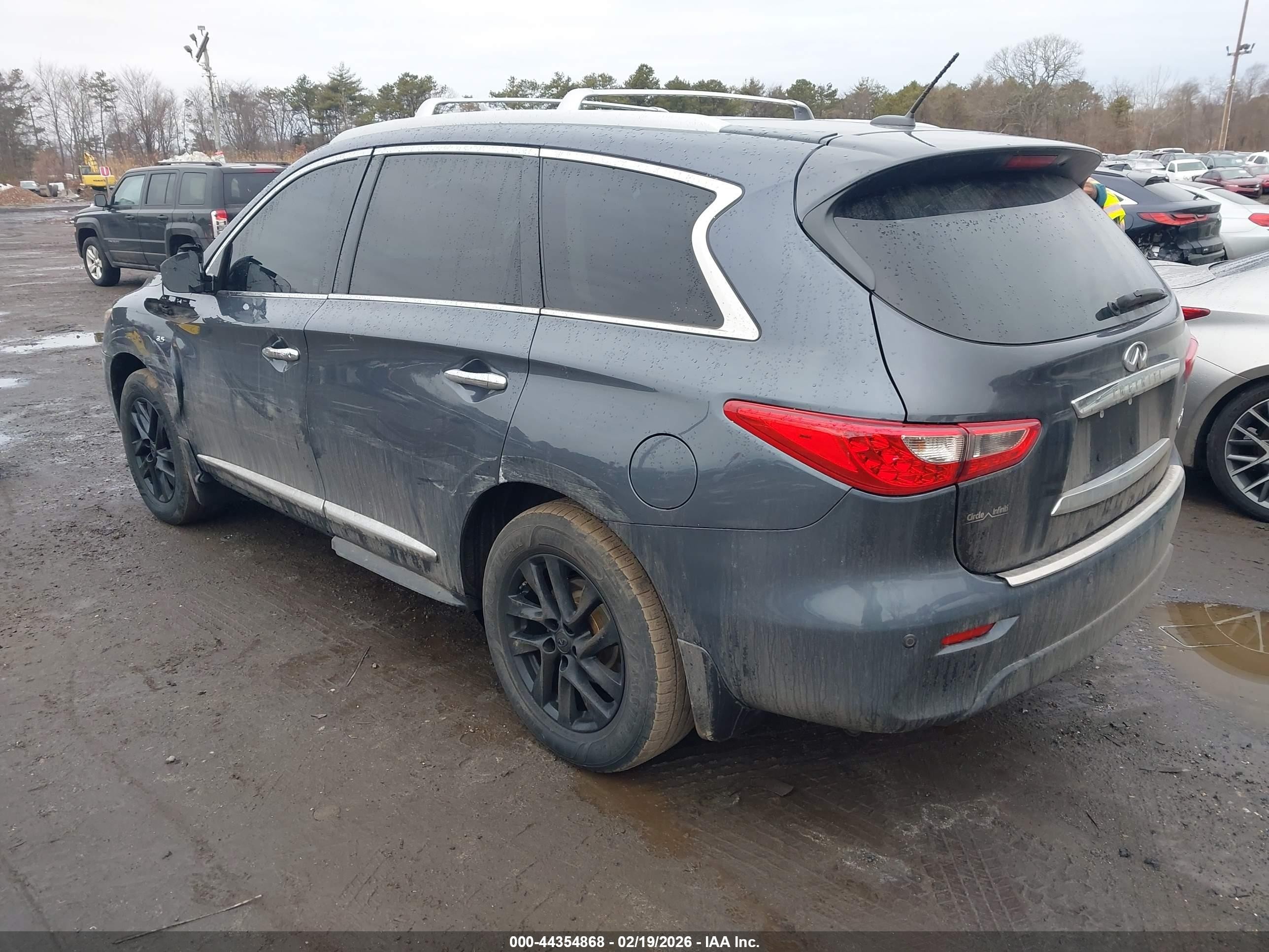 2014 Infiniti Qx60   Gray vin: 5N1AL0MM3EC552487