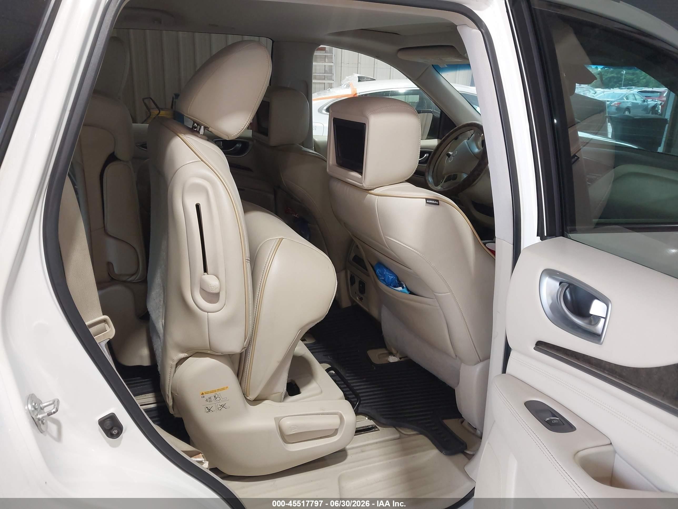 2014 Infiniti Qx60   White vin: 5N1AL0MM3EC554630
