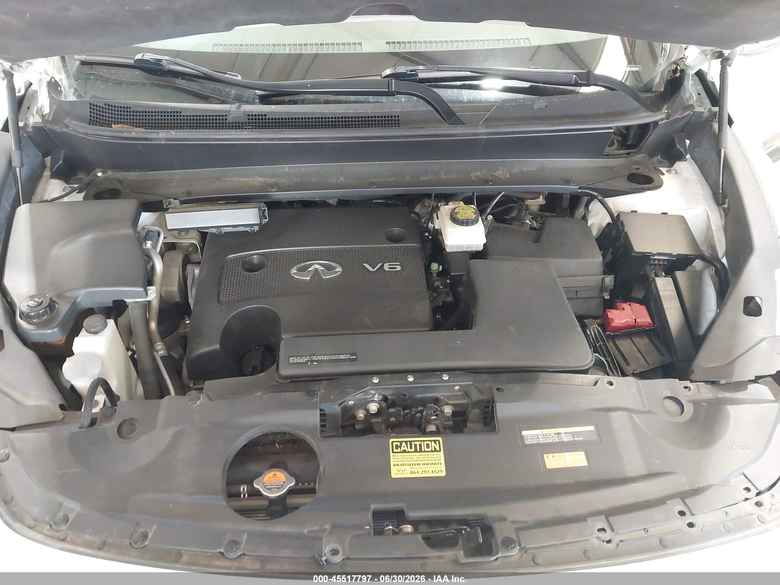2014 Infiniti Qx60   White vin: 5N1AL0MM3EC554630
