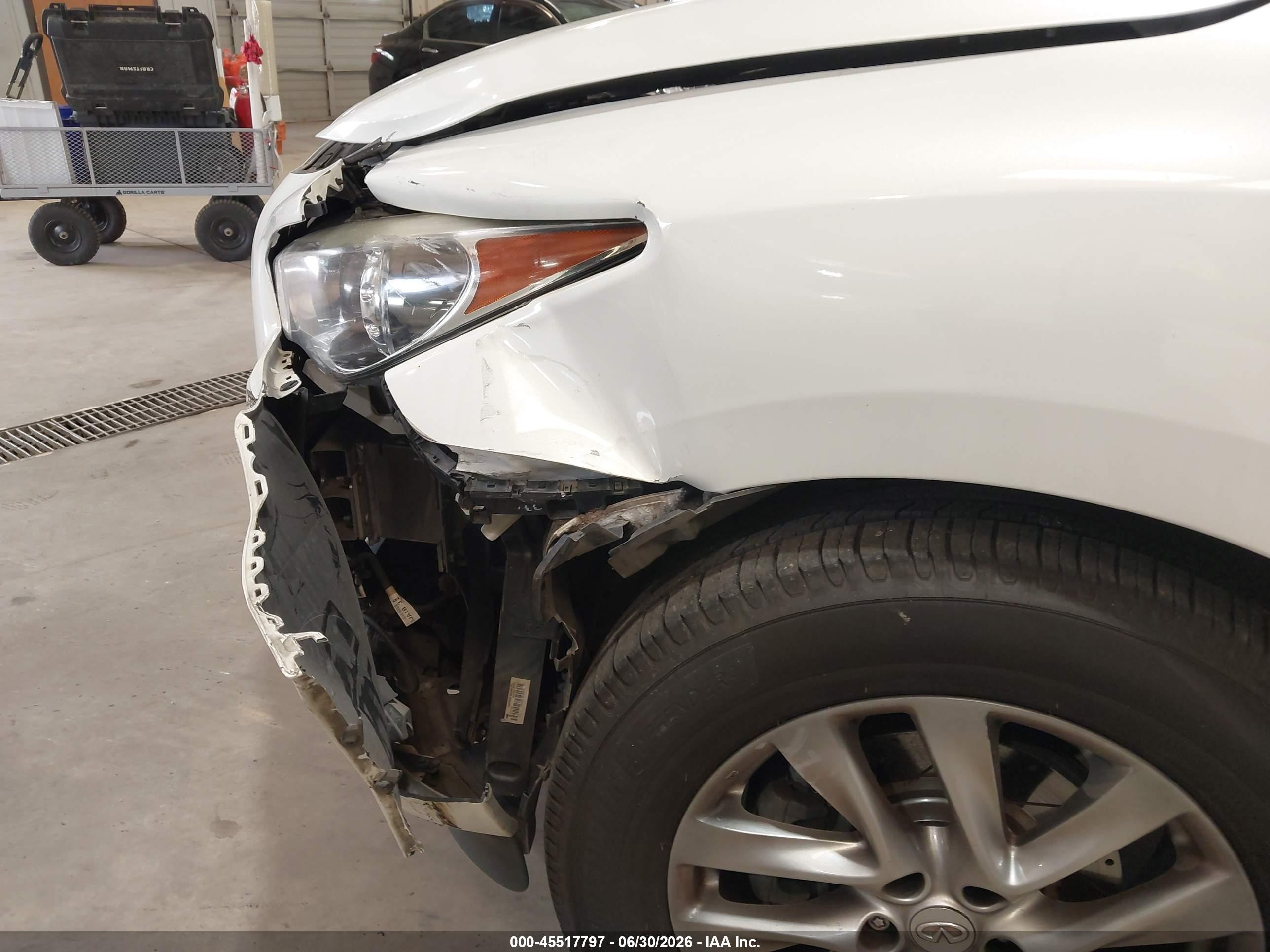 2014 Infiniti Qx60   White vin: 5N1AL0MM3EC554630
