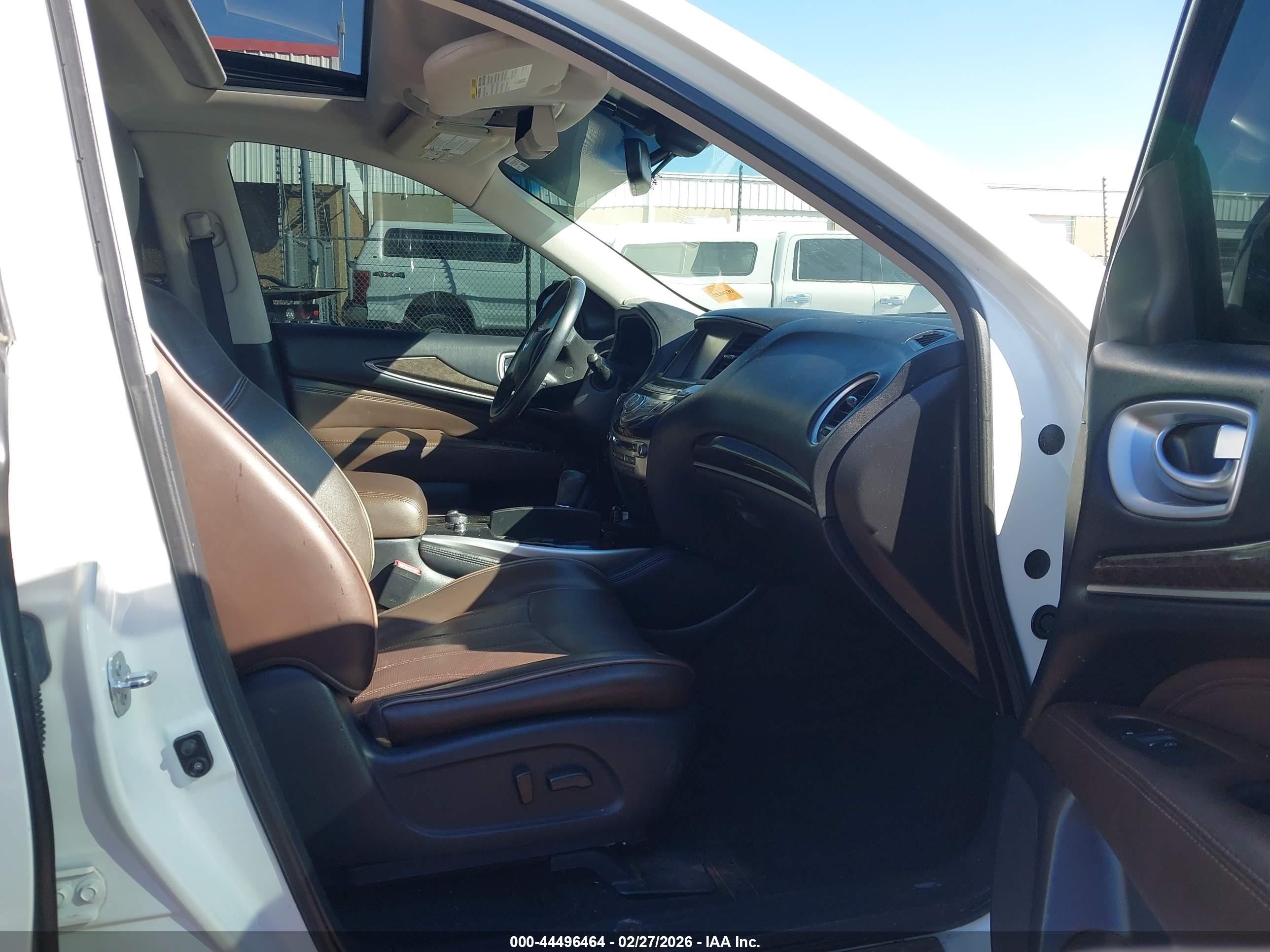 2015 Infiniti Qx60 White vin: 5N1AL0MM3FC501900