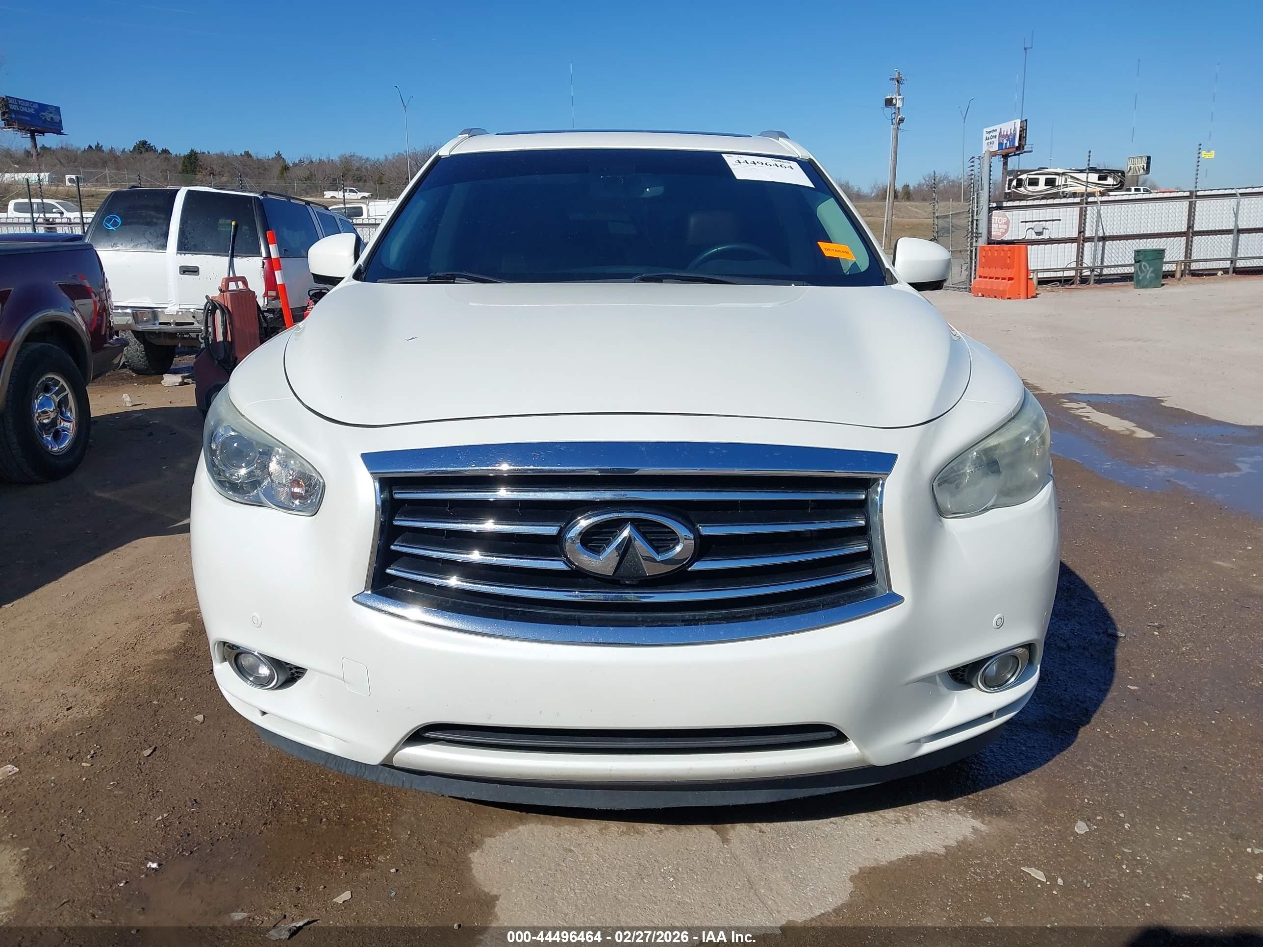2015 Infiniti Qx60 White vin: 5N1AL0MM3FC501900