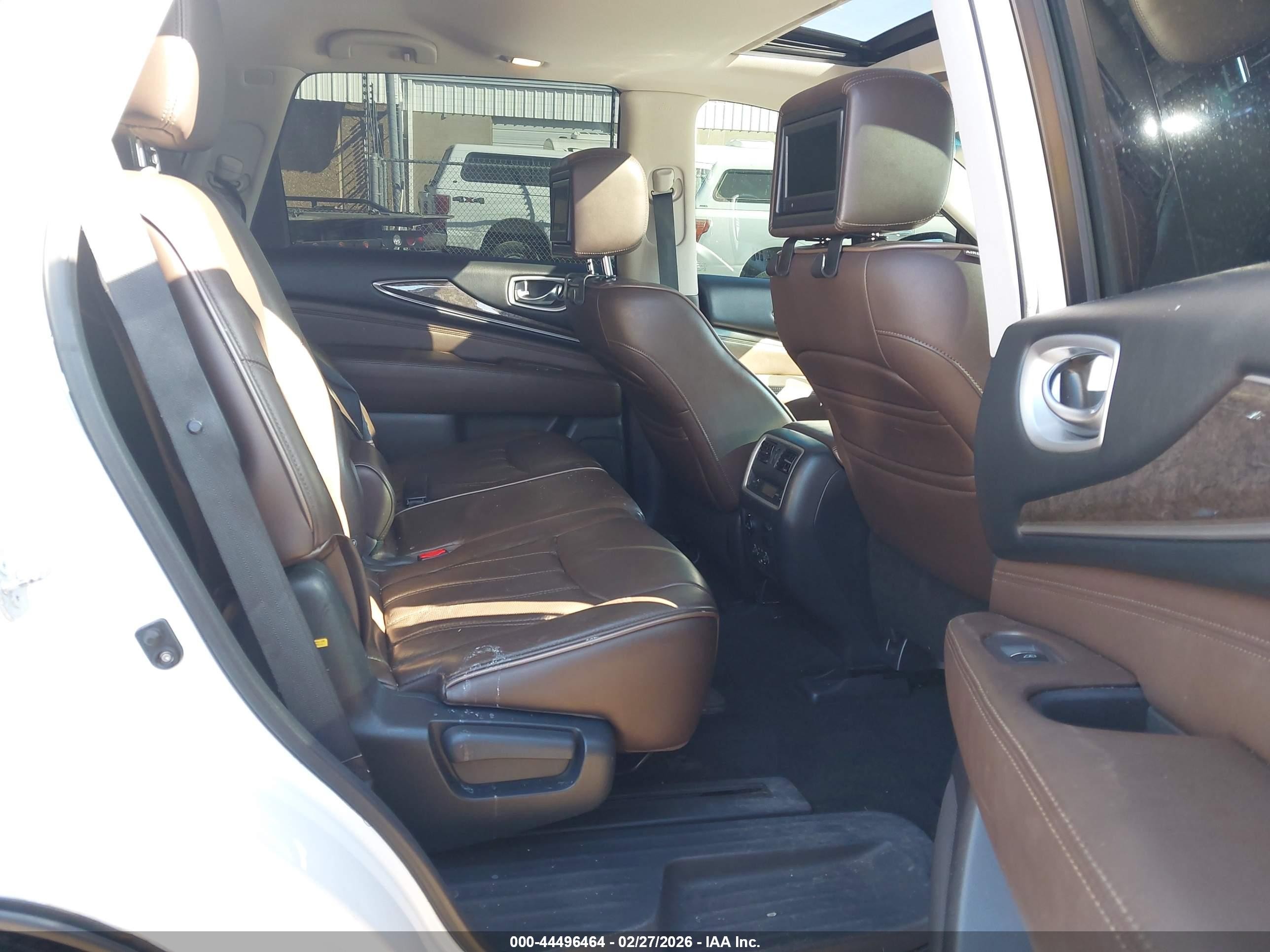 2015 Infiniti Qx60 White vin: 5N1AL0MM3FC501900