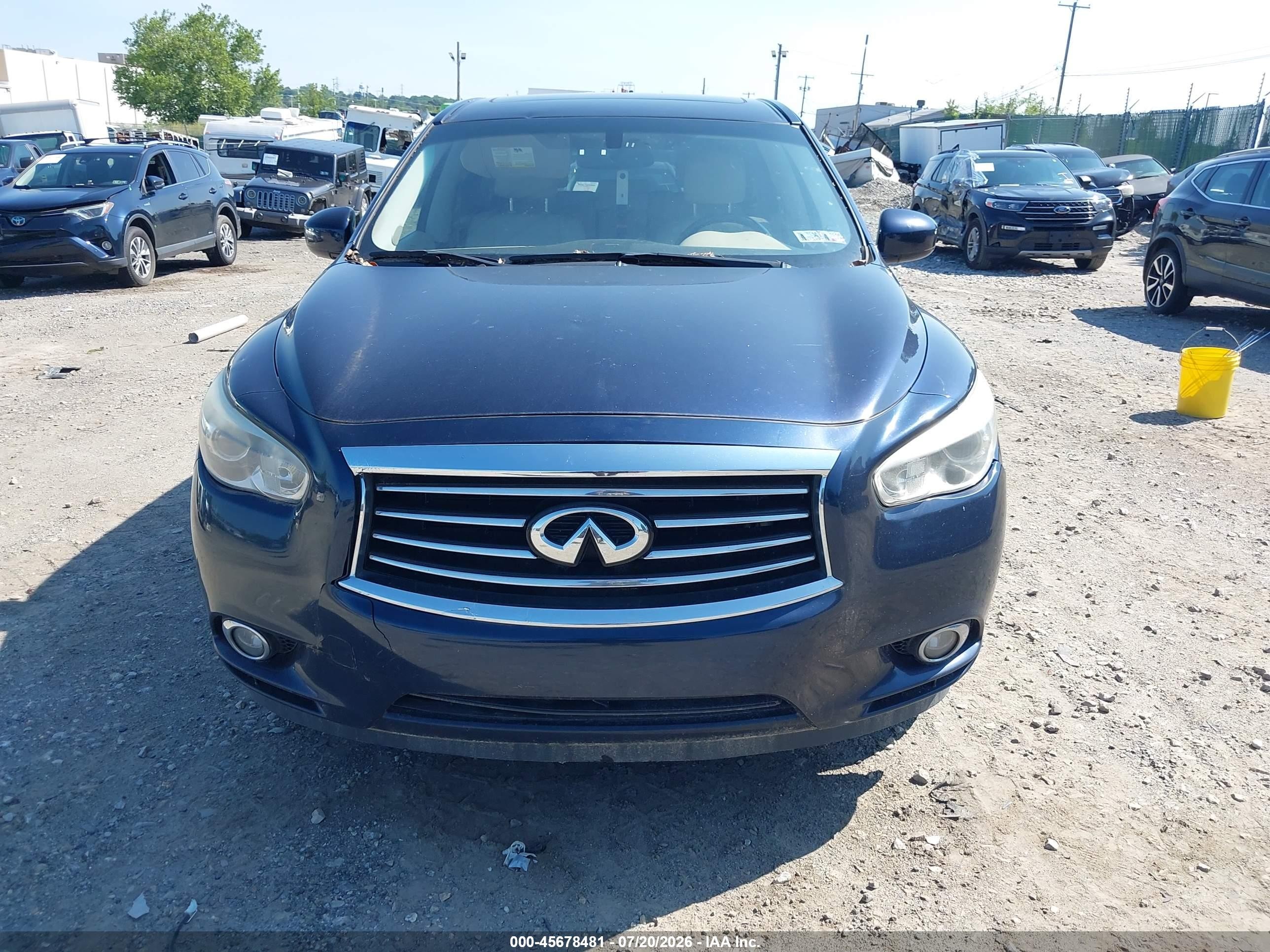 2015 Infiniti Qx60   Dark Blue vin: 5N1AL0MM3FC507969